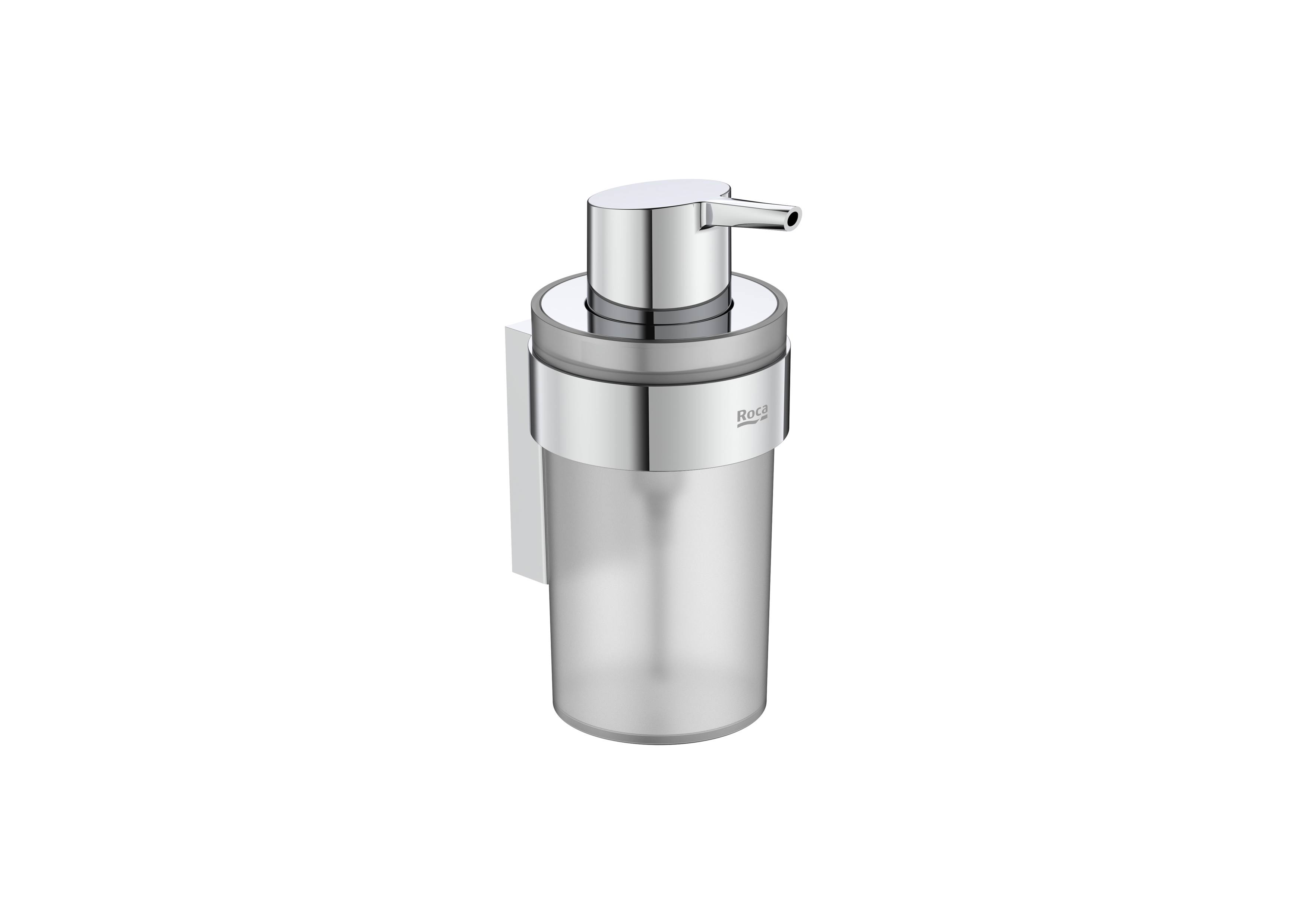 Wall-mounted soap dispenser - Chrome