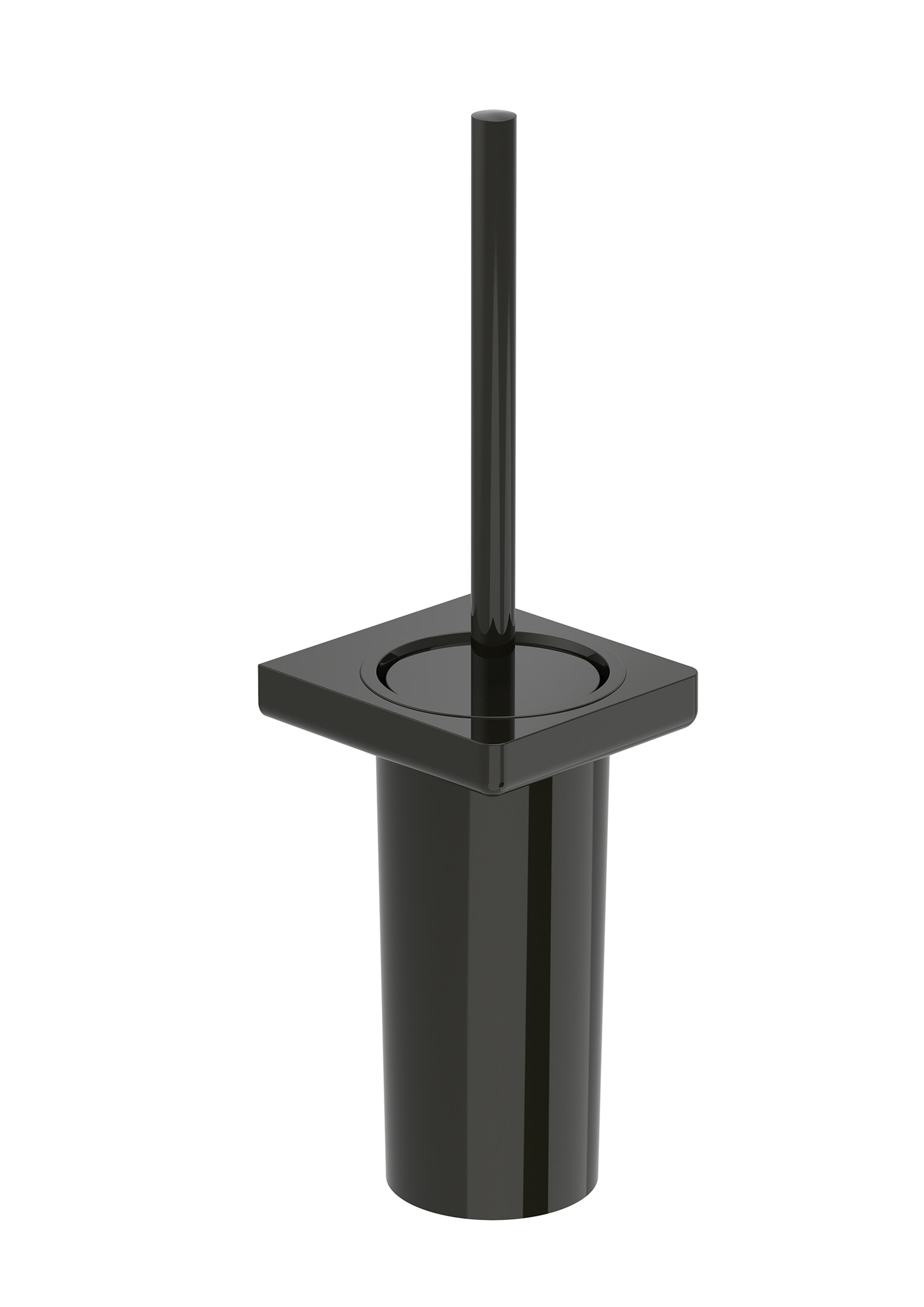 Wall-mounted toilet brush