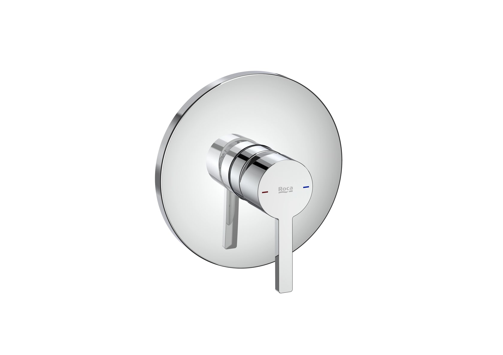 Built-in bath or shower mixer with 1 outlet. Required: RocaBox A525869403