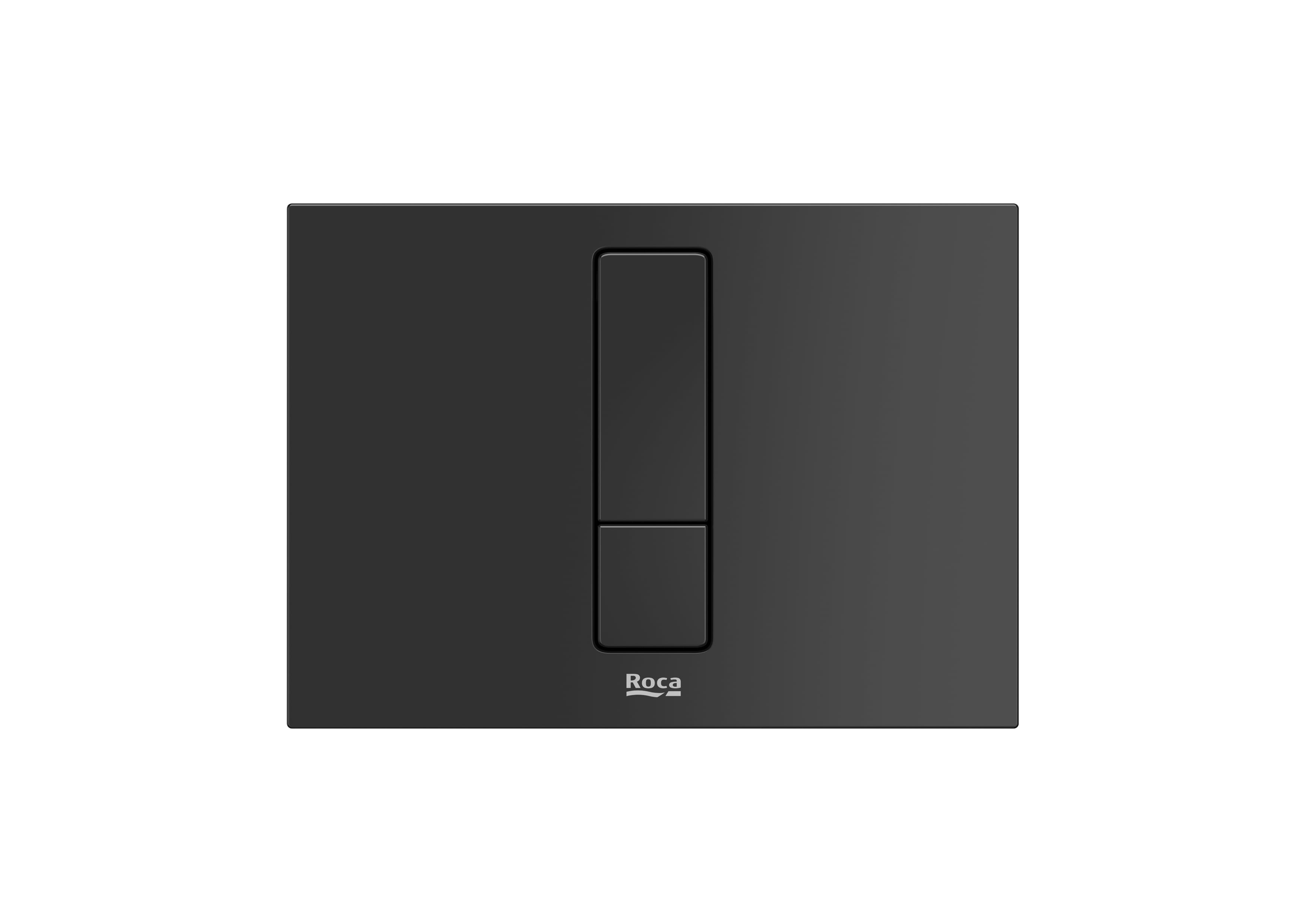 PS4 (DUPLO S) - Dual flush operating plate for concealed cistern. Cable technology. No tools required for installation. - Titanium Black