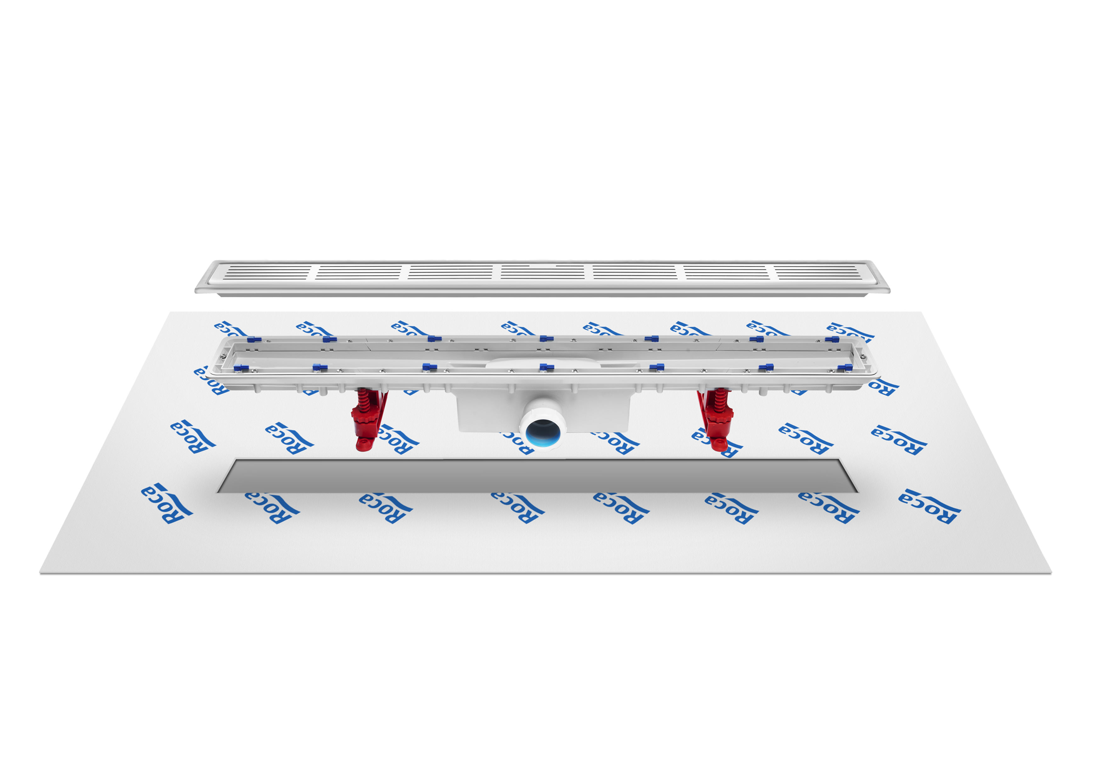 Installation drainage kit with premounted geotextile fabric
