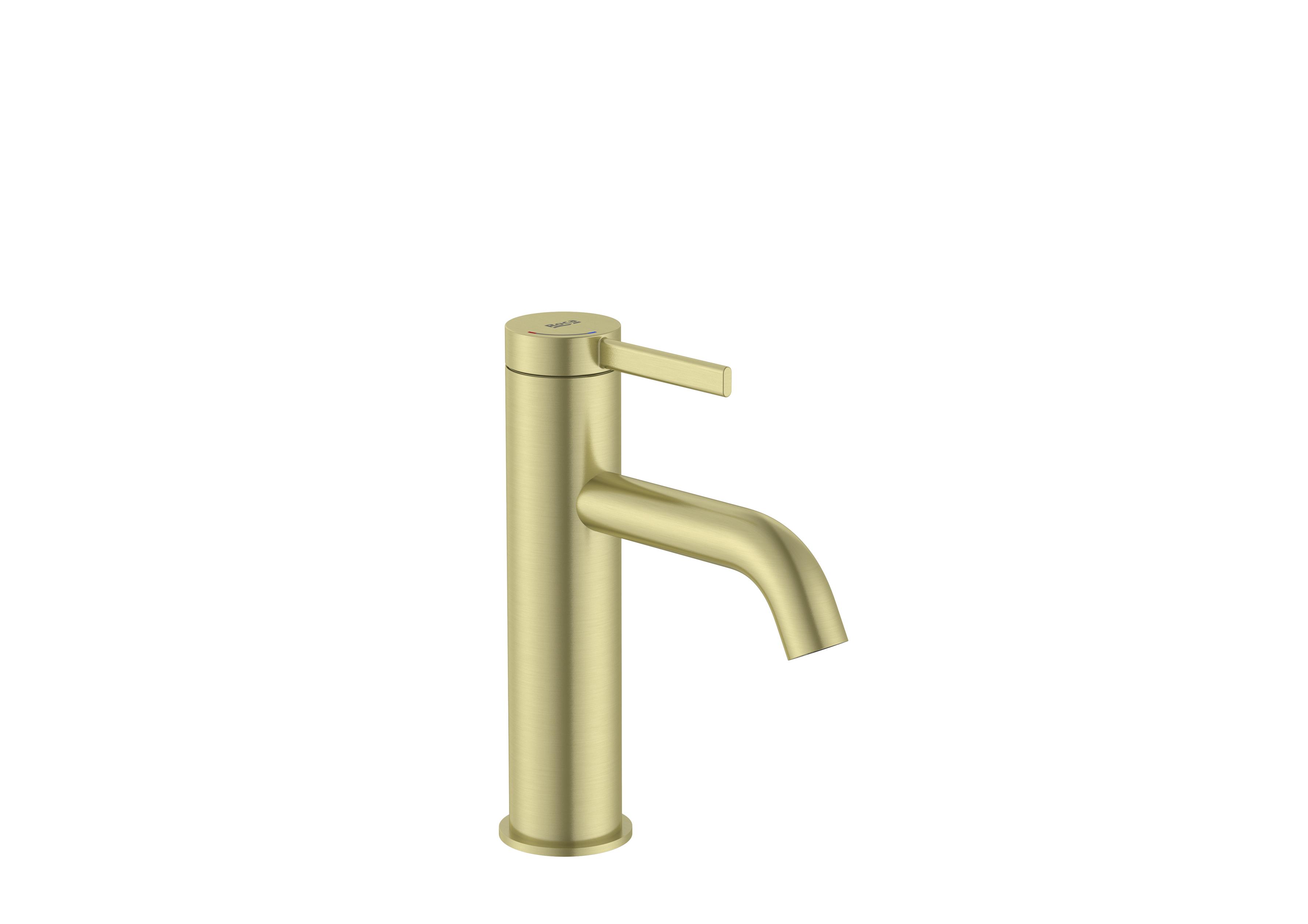 Basin mixer smooth body with click clack waste