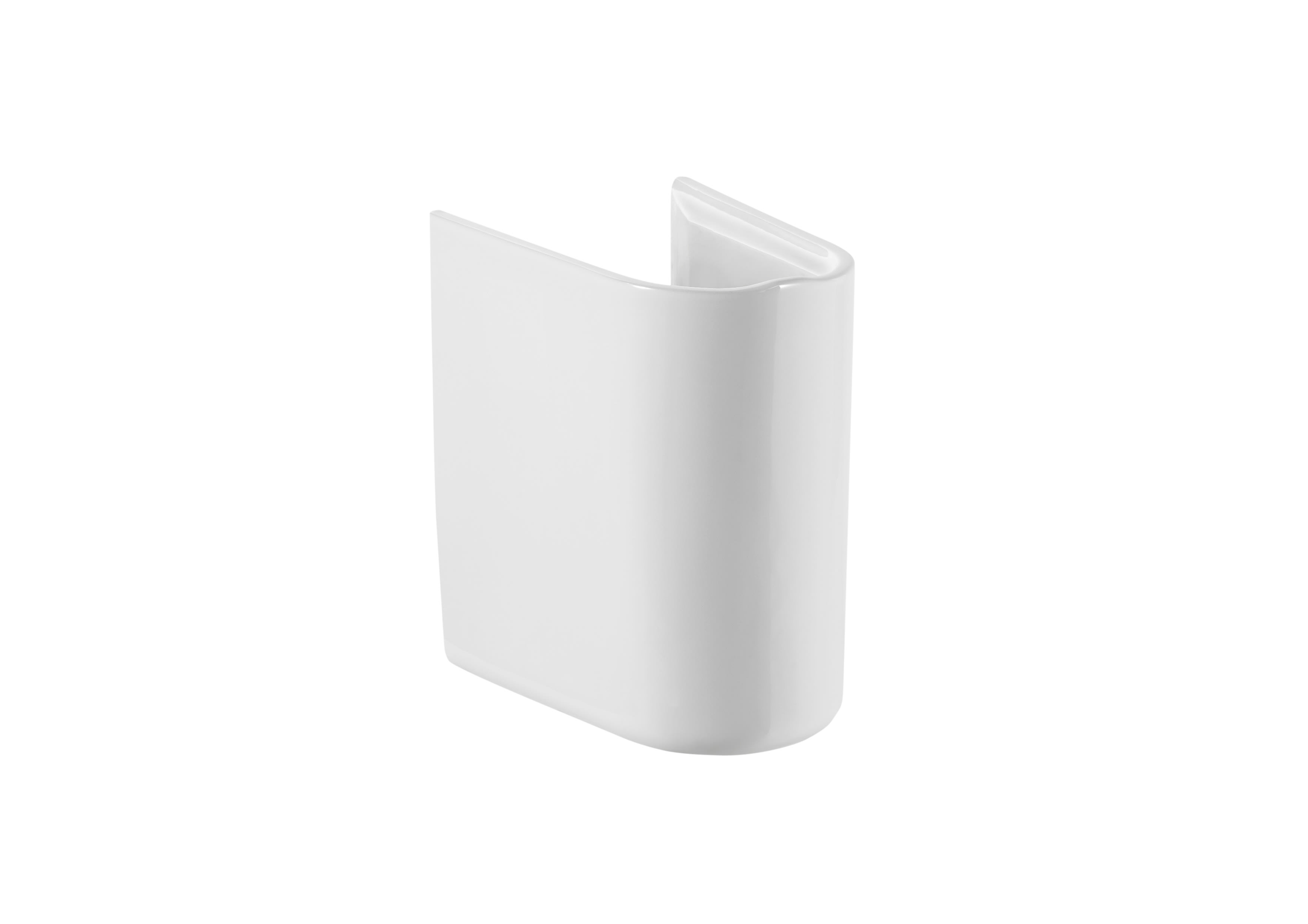 Vitreous china semipedestal for basin