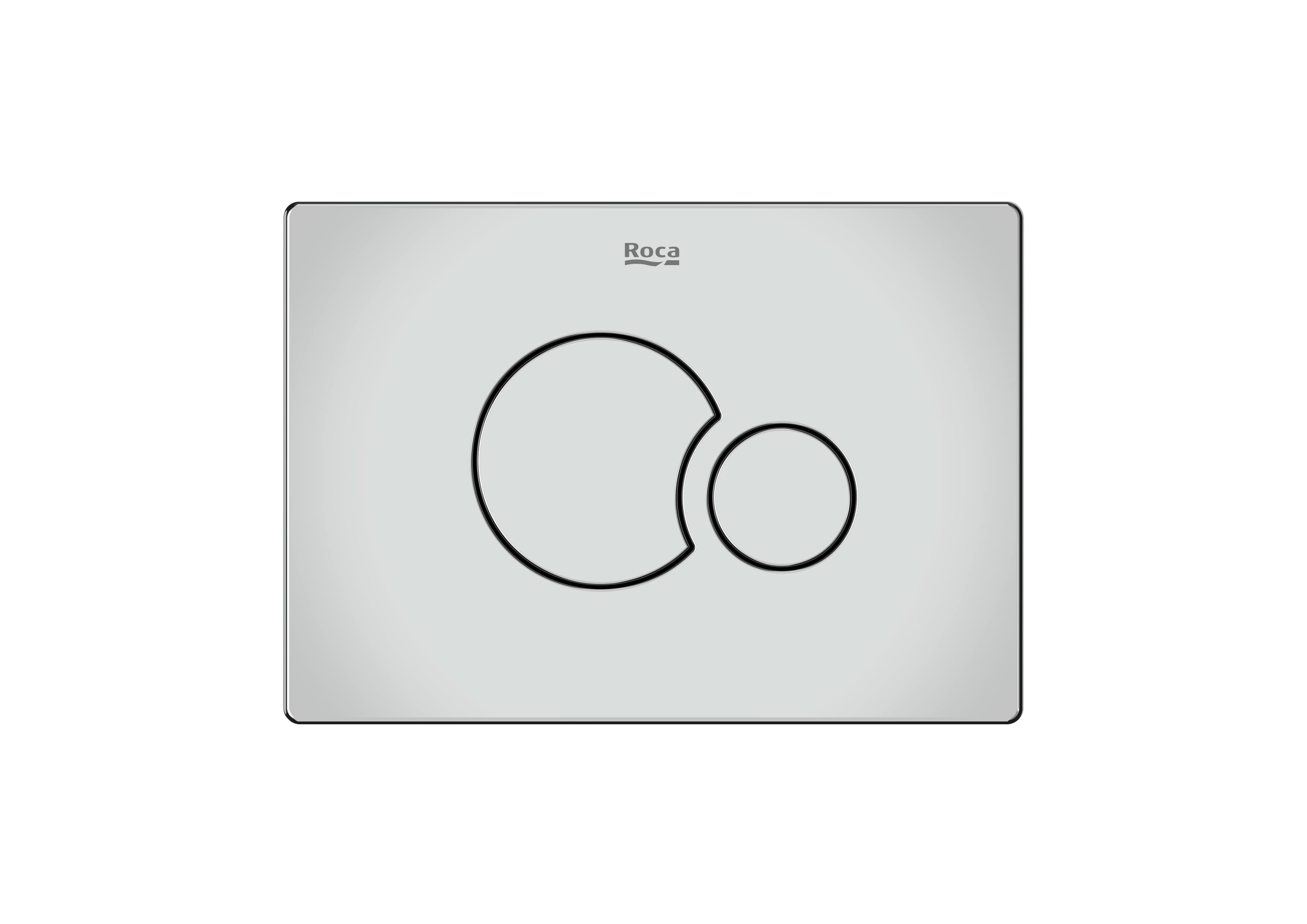 PS5 (DUPLO S) - Dual flush operating plate for concealed cistern. Cable technology. No tools required for installation. - Chrome