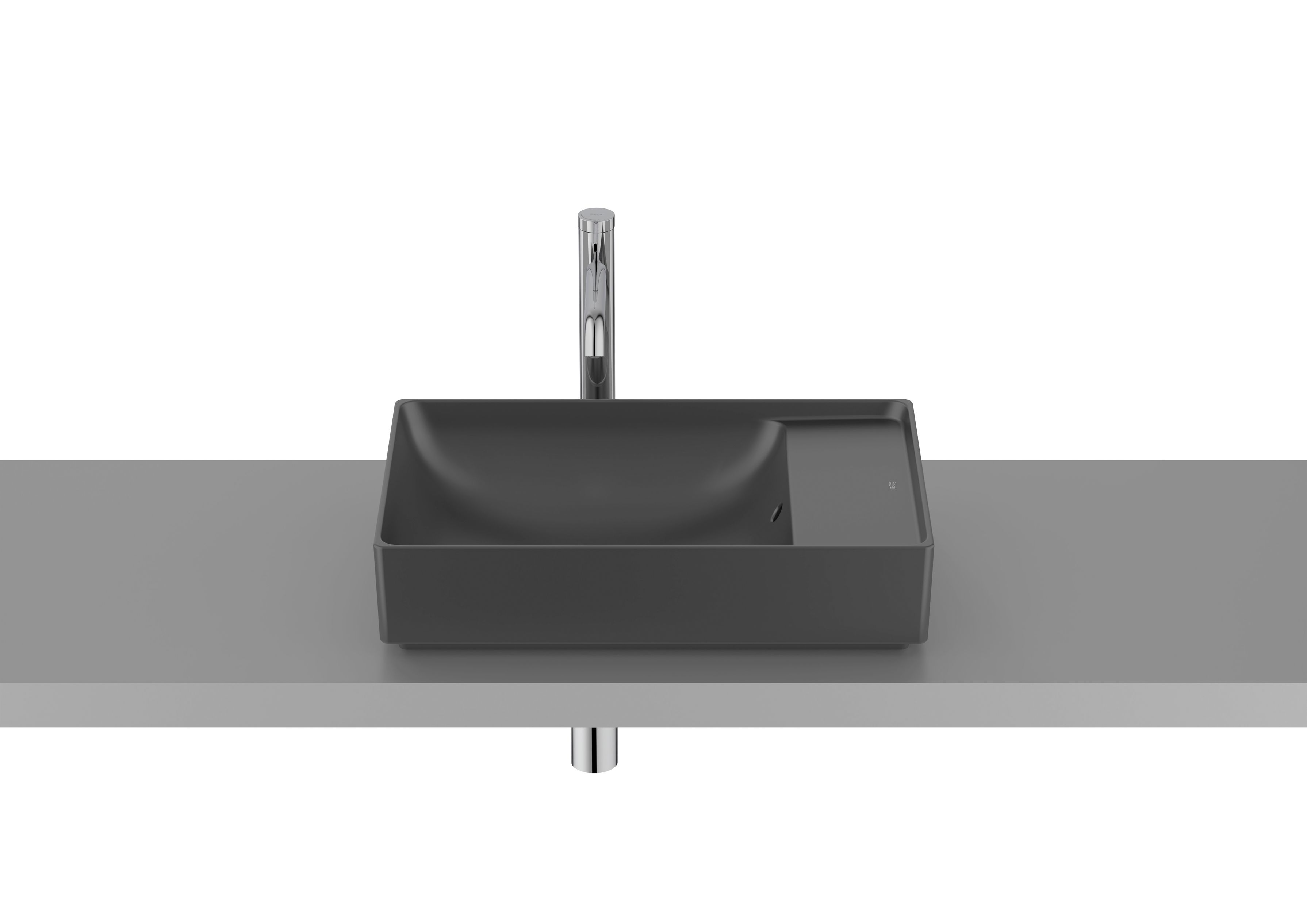 Over countertop Fineceramic® basin - Matt black