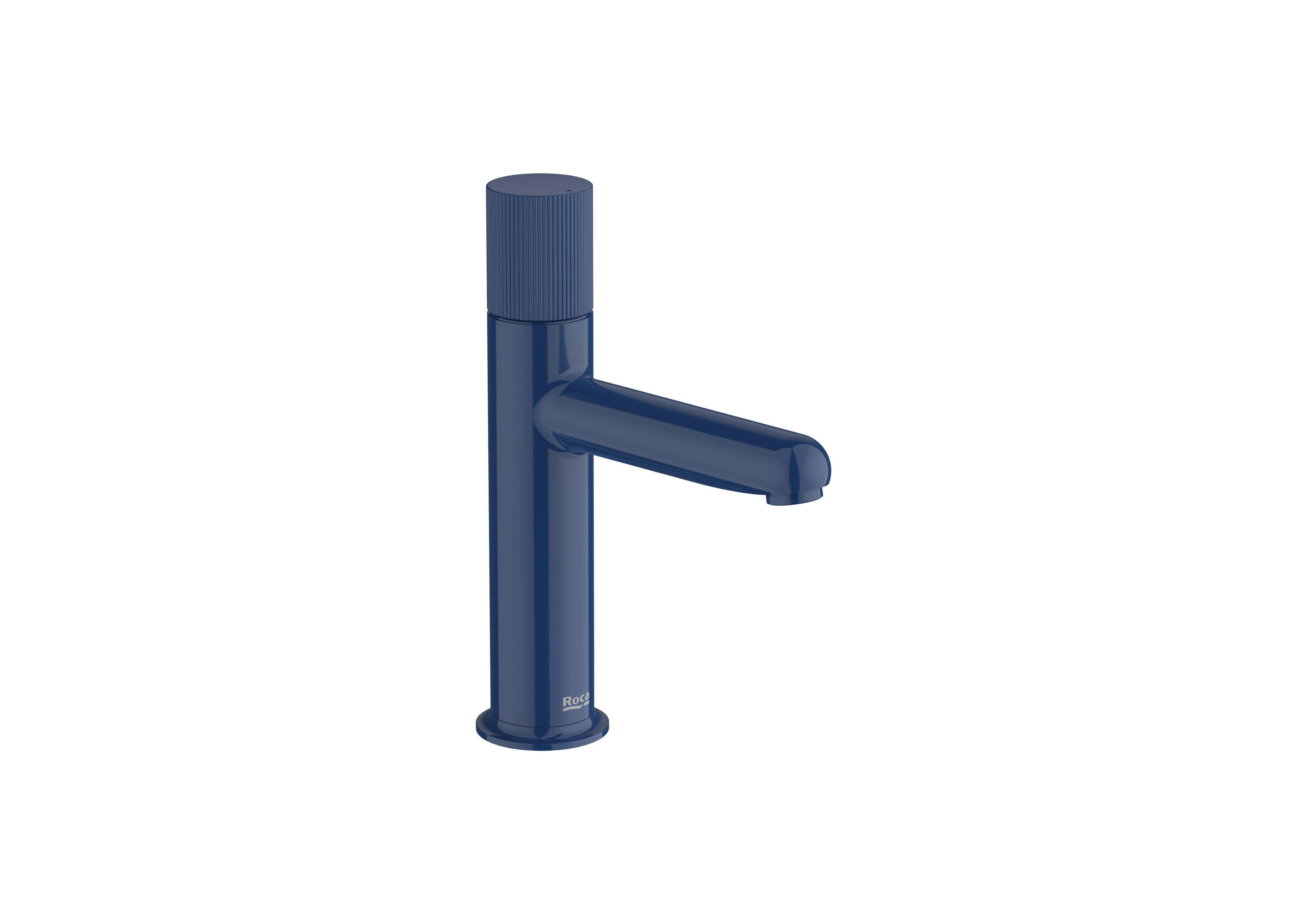 Basin mixer smooth body with Stripe handle. S-SIZE - Cobalt Blue