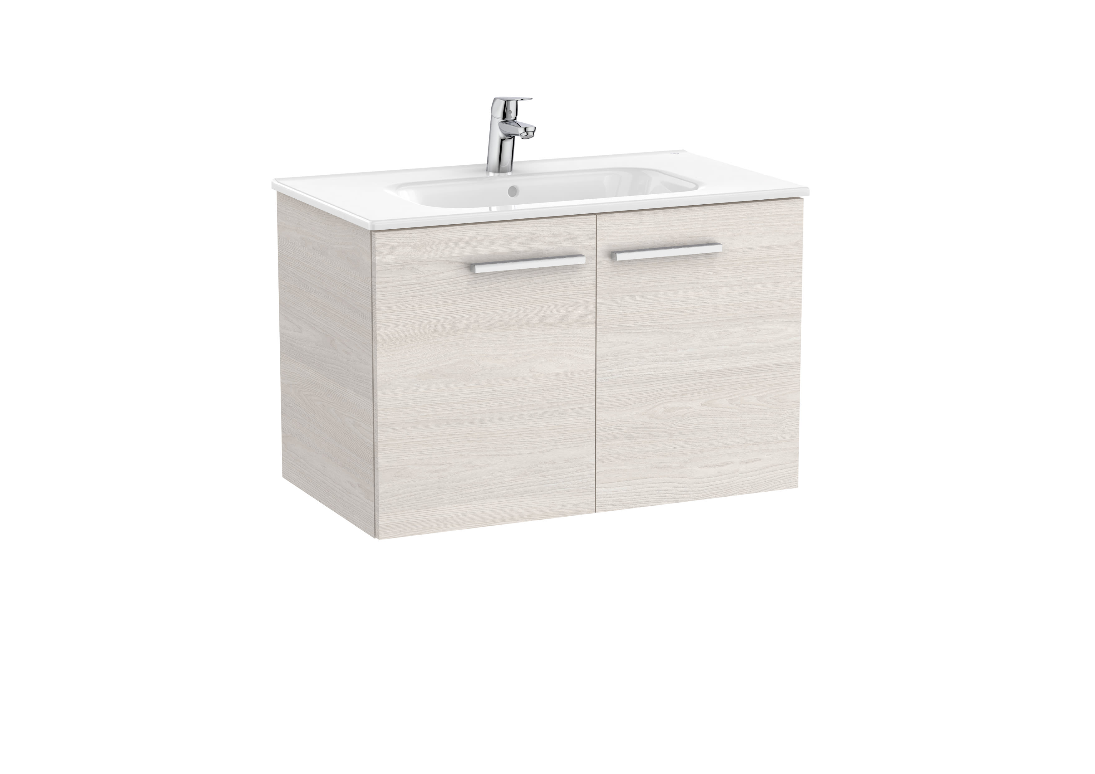 Vanity Unit with 2 doors and basin - Nordic Ash