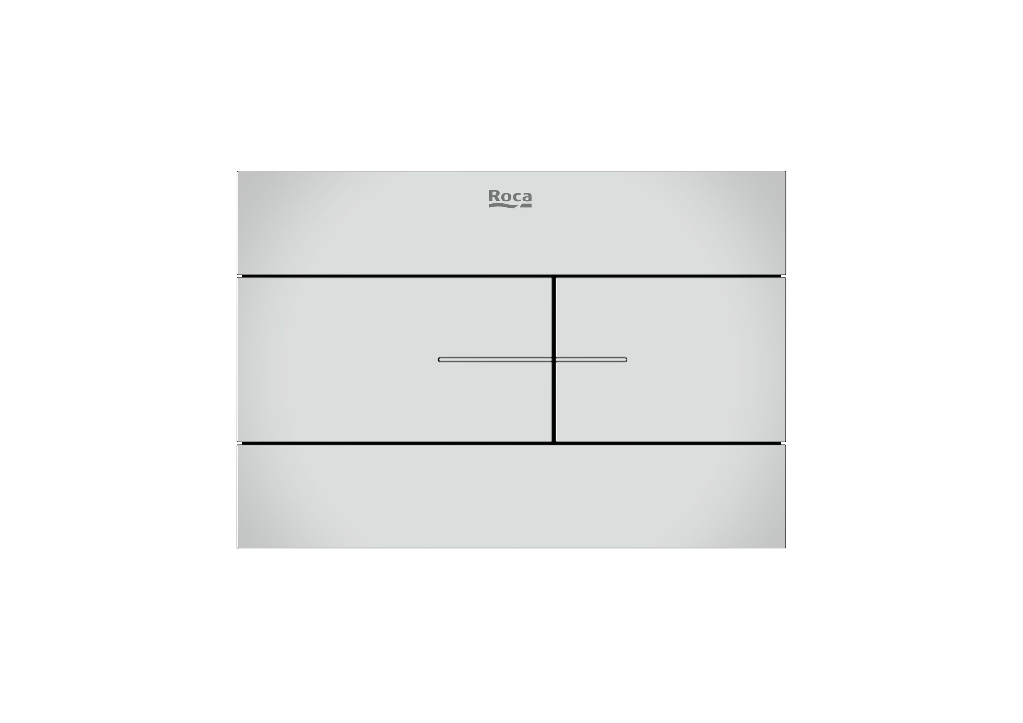 PS2 (DUPLO S) - Dual flush operating plate for concealed cistern. Cable technology. No tools required for installation. - Chrome
