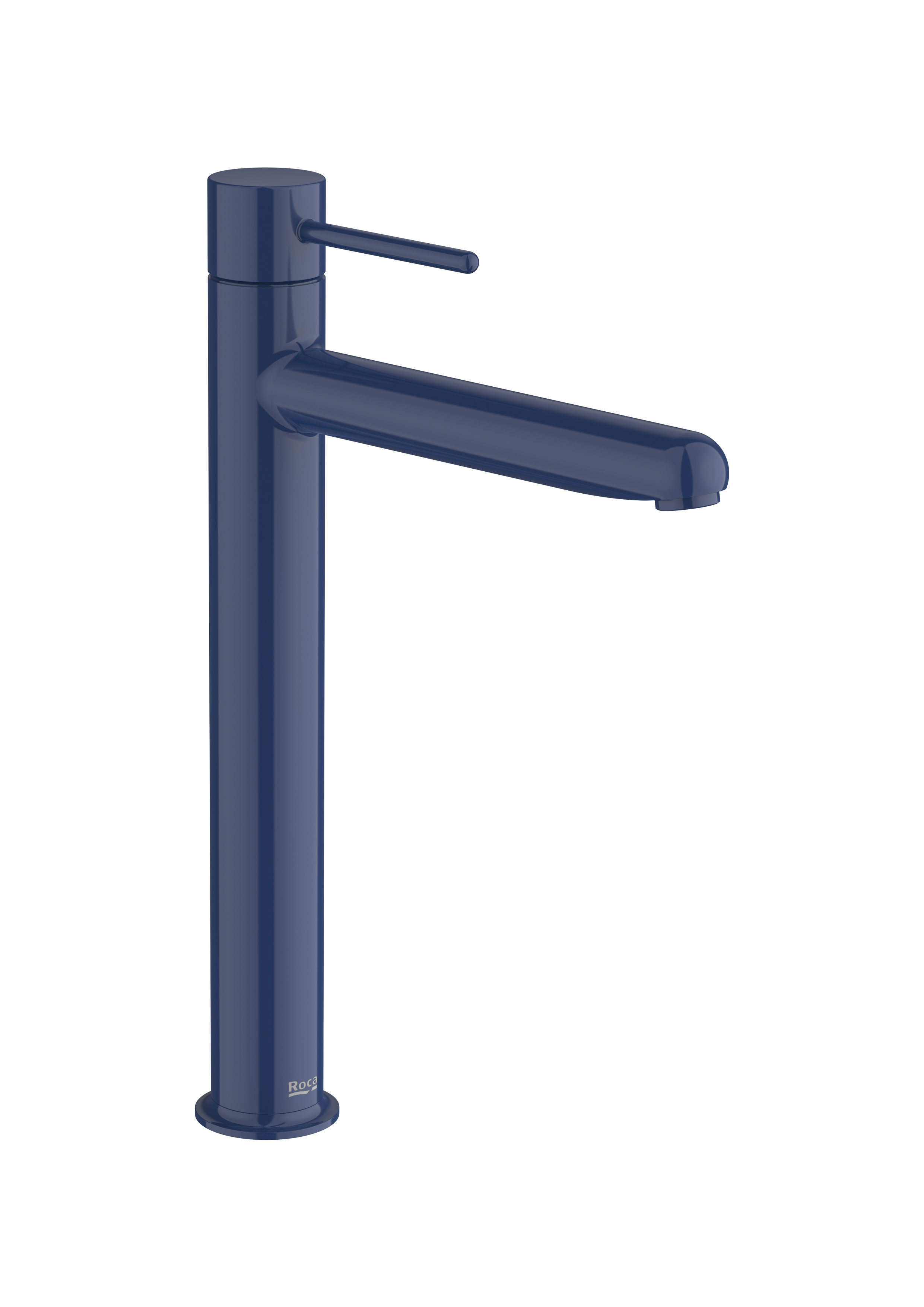 Basin mixer smooth body with Pin handle. XL-SIZE - Cobalt Blue