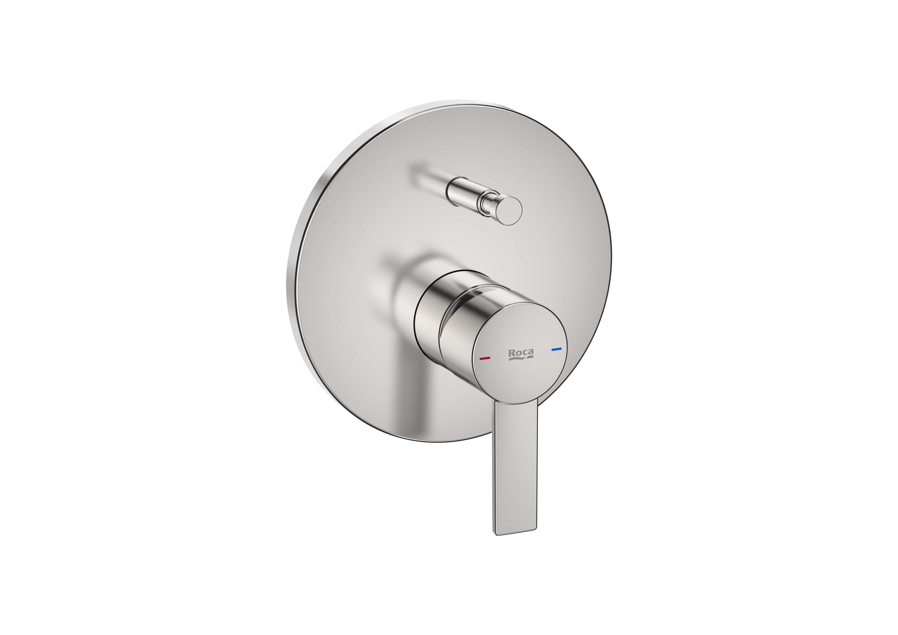 Built-in bath-shower mixer (2 ways) - Stainless Steel Finish