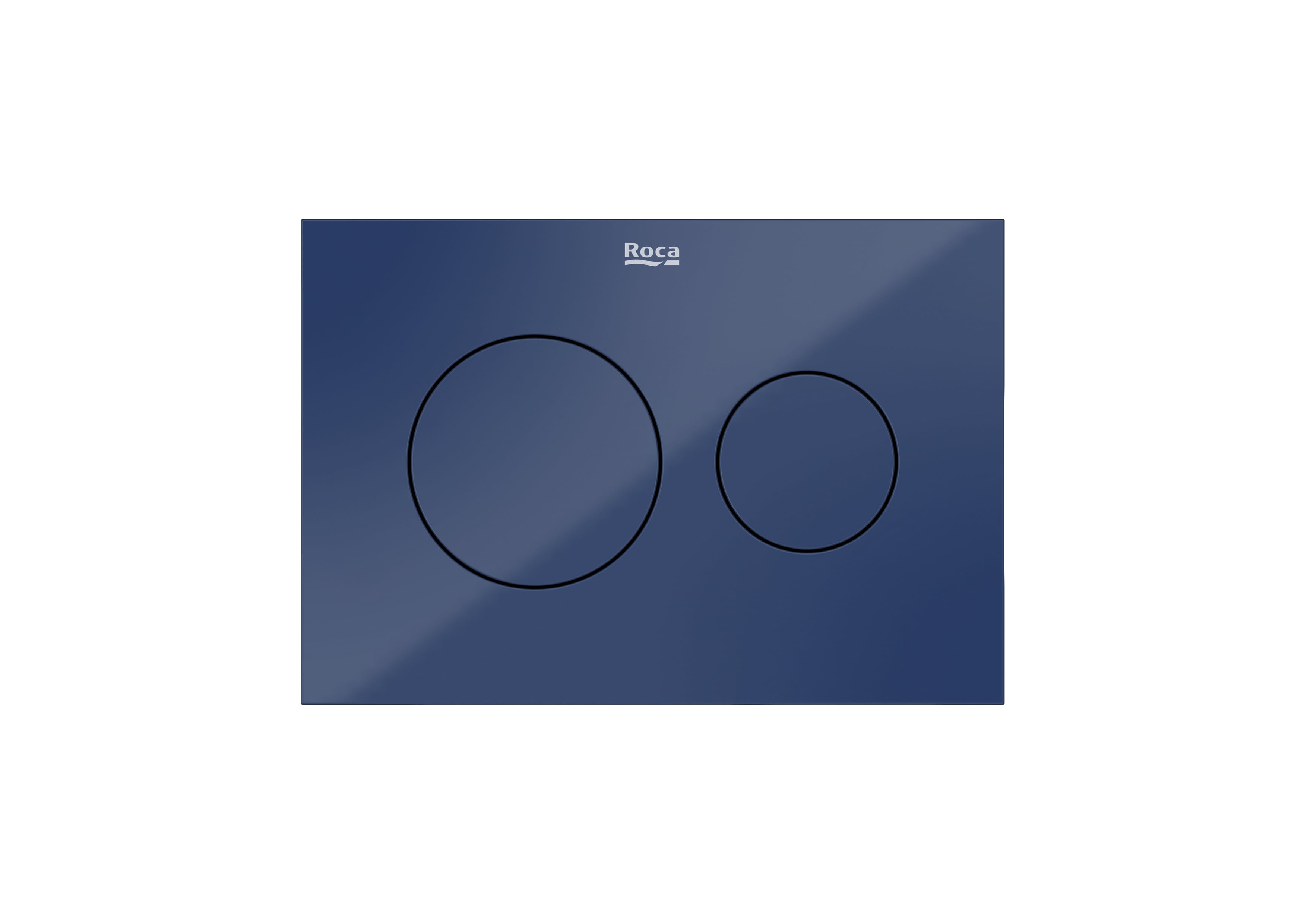 PS3 (DUPLO S) - Dual flush operating plate for concealed cistern. Cable technology. No tools required for installation. - Cobalt Blue
