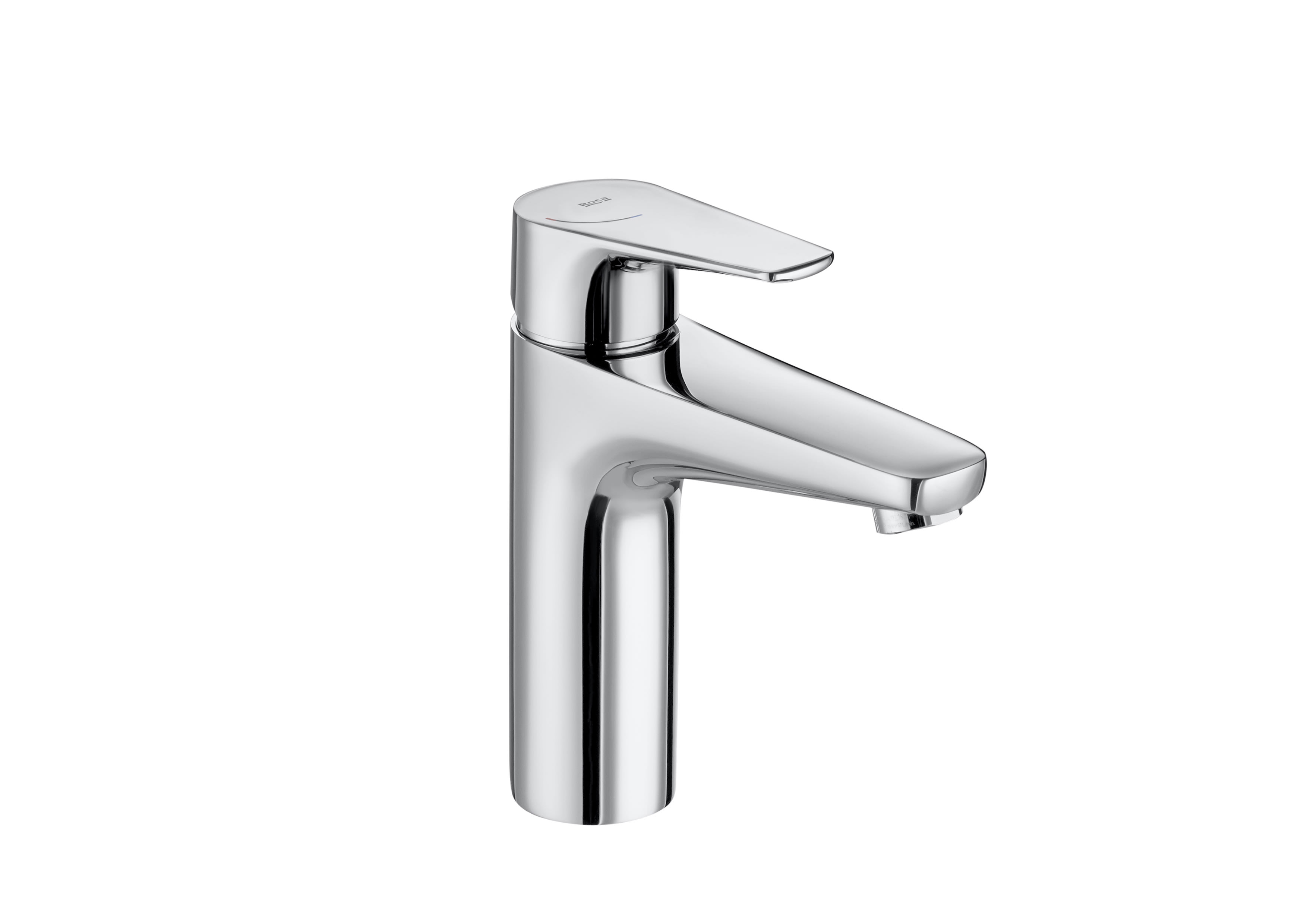 Smooth body medium-height basin mixer, Cold Start