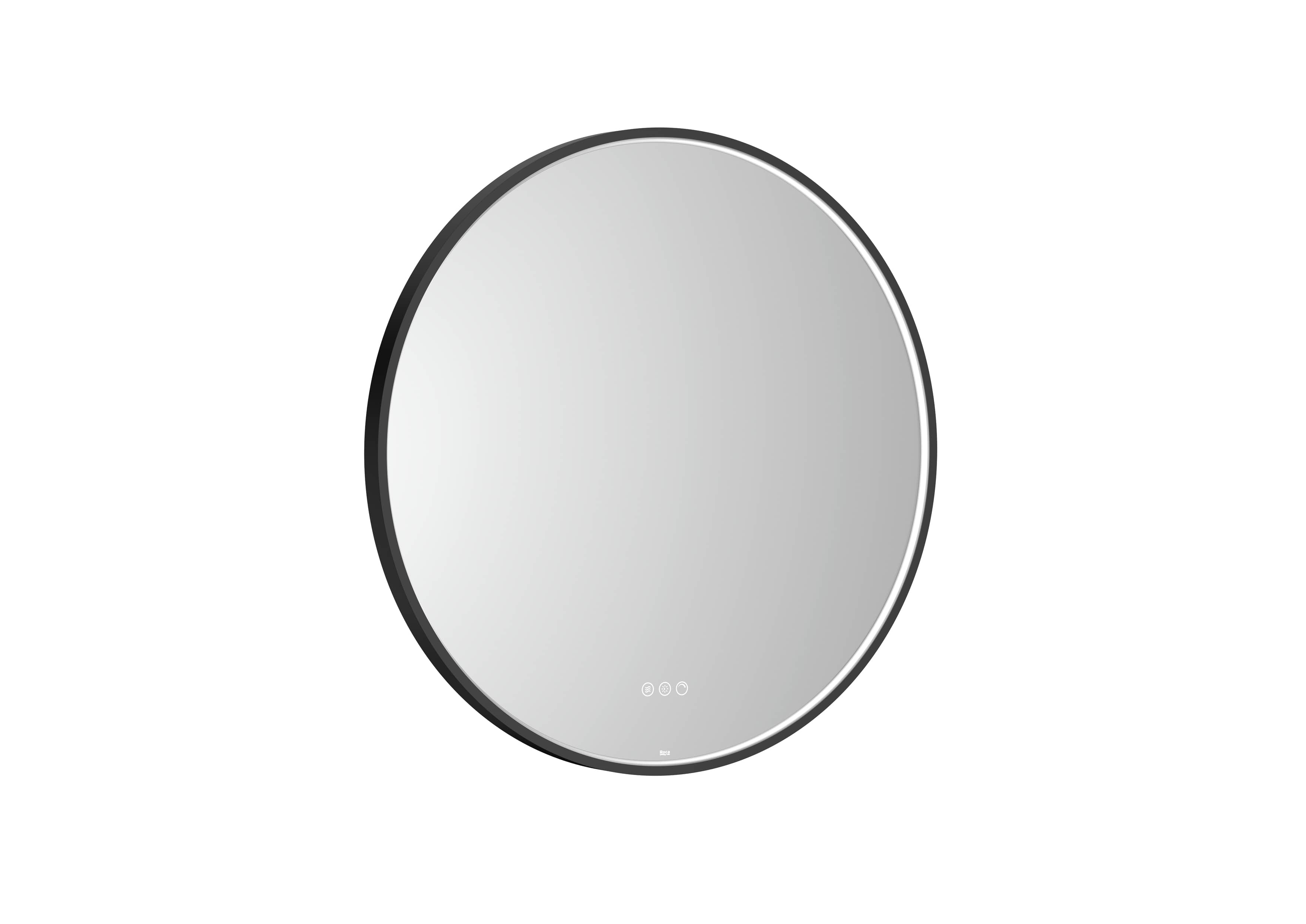 Round LED Illuminated Mirror with perimeter lighting