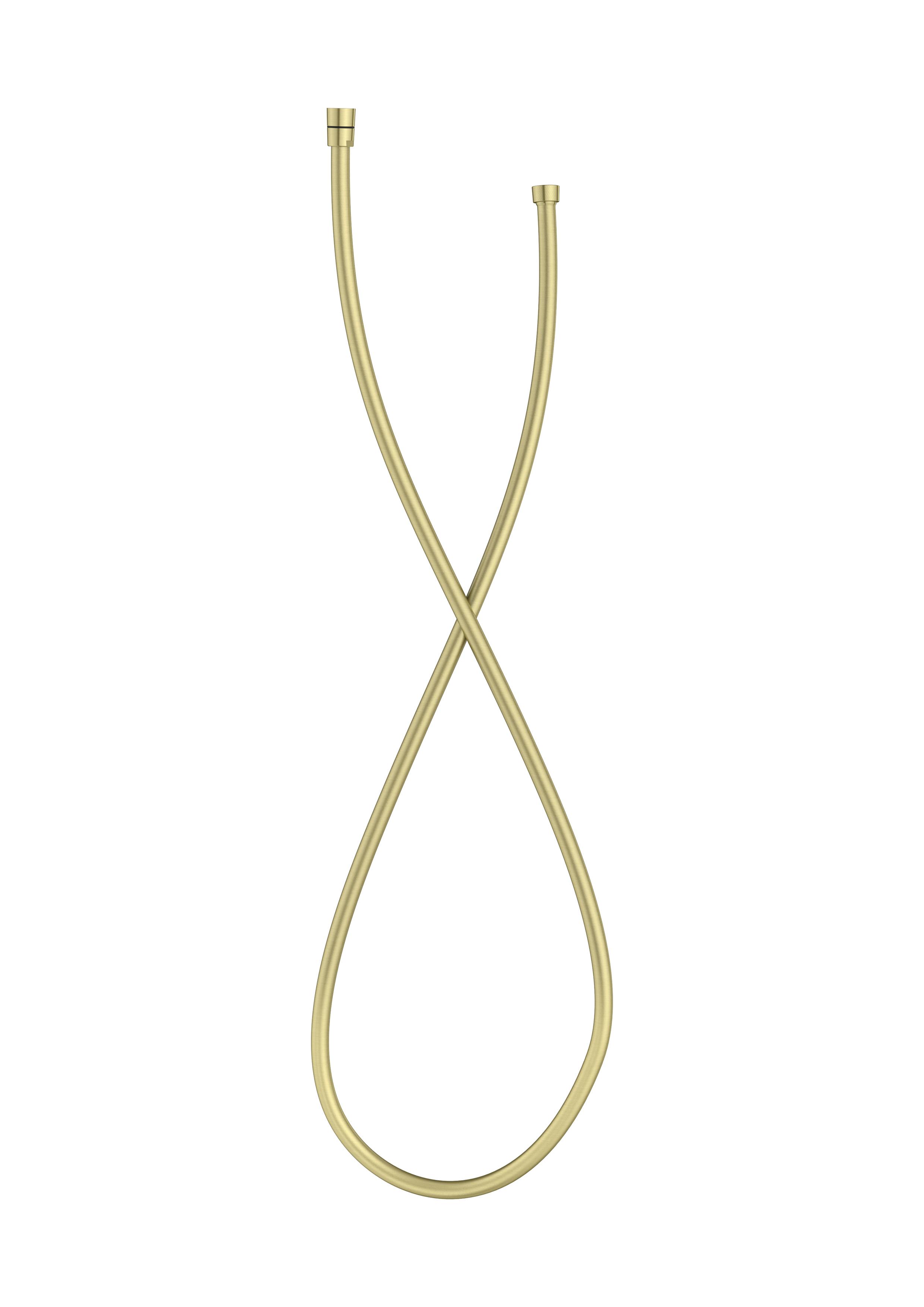 Flexible 1.5m Shower Hose (anti-twist) - Brushed Brass