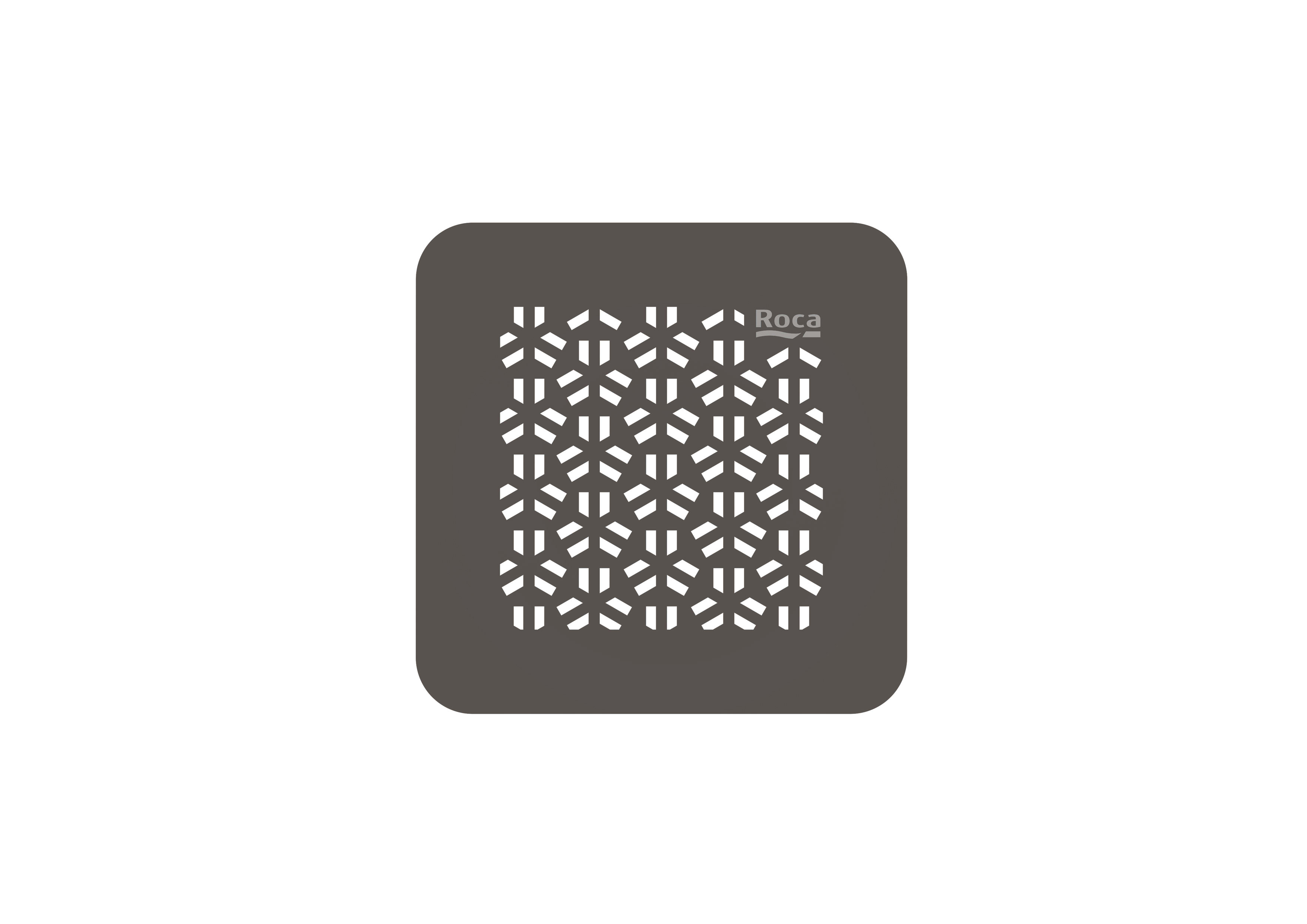Mosaic - Stainless steel coloured grid for Terran-N - Coffee
