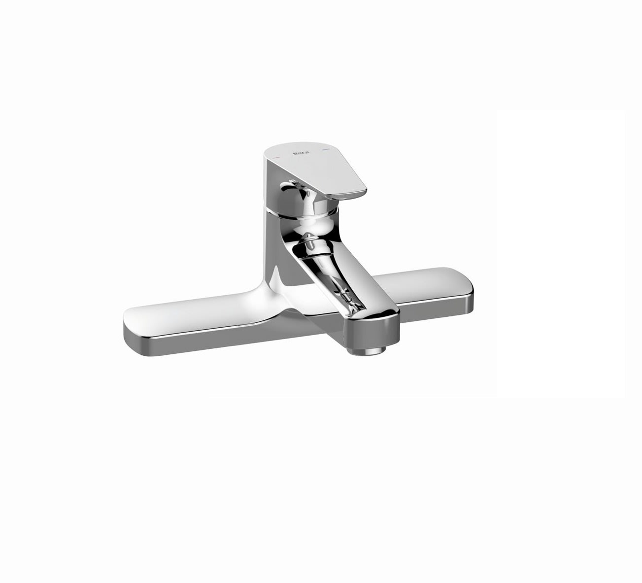 Deck-mounted bath filler
