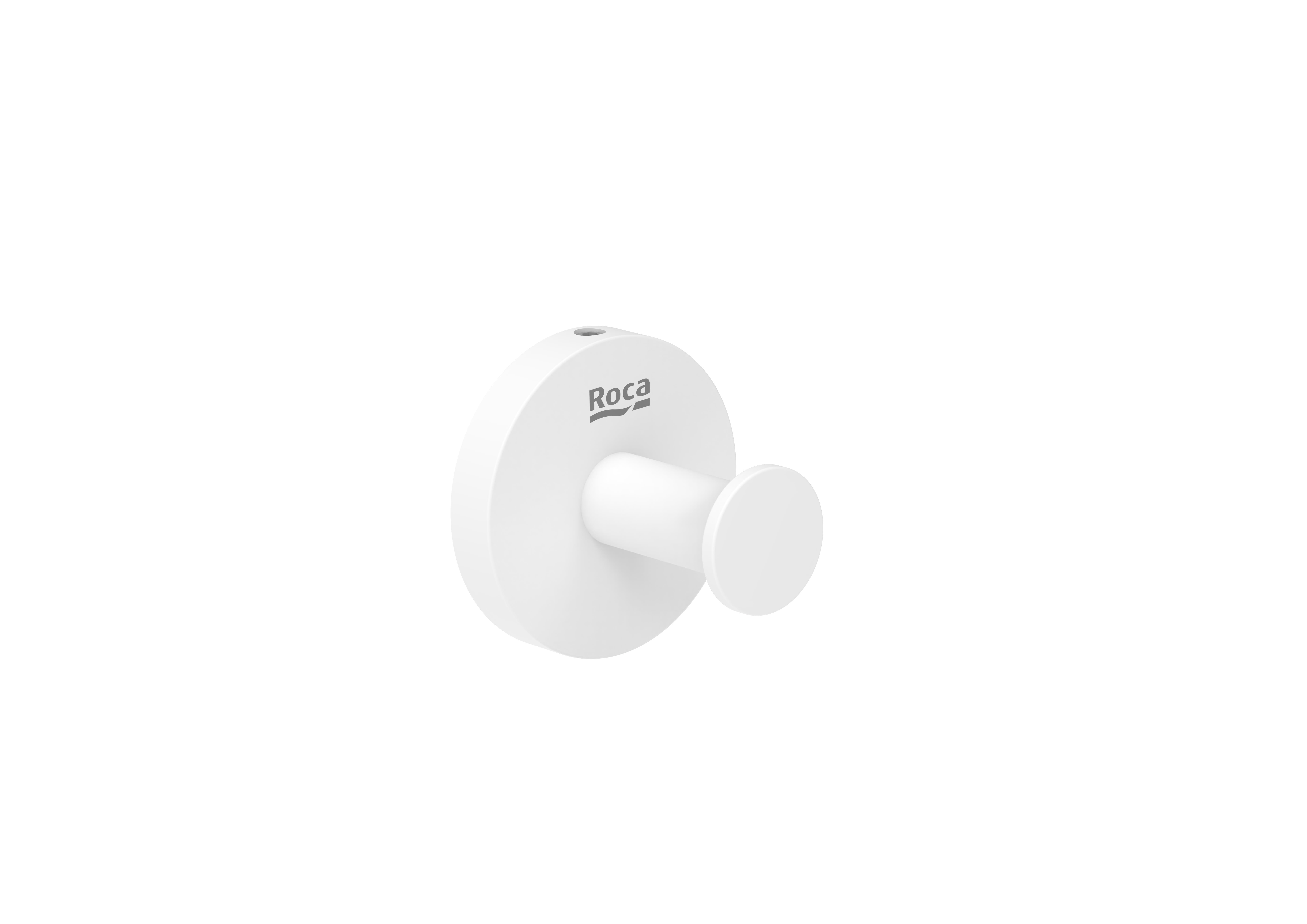 Single Robe Hook - Matt White