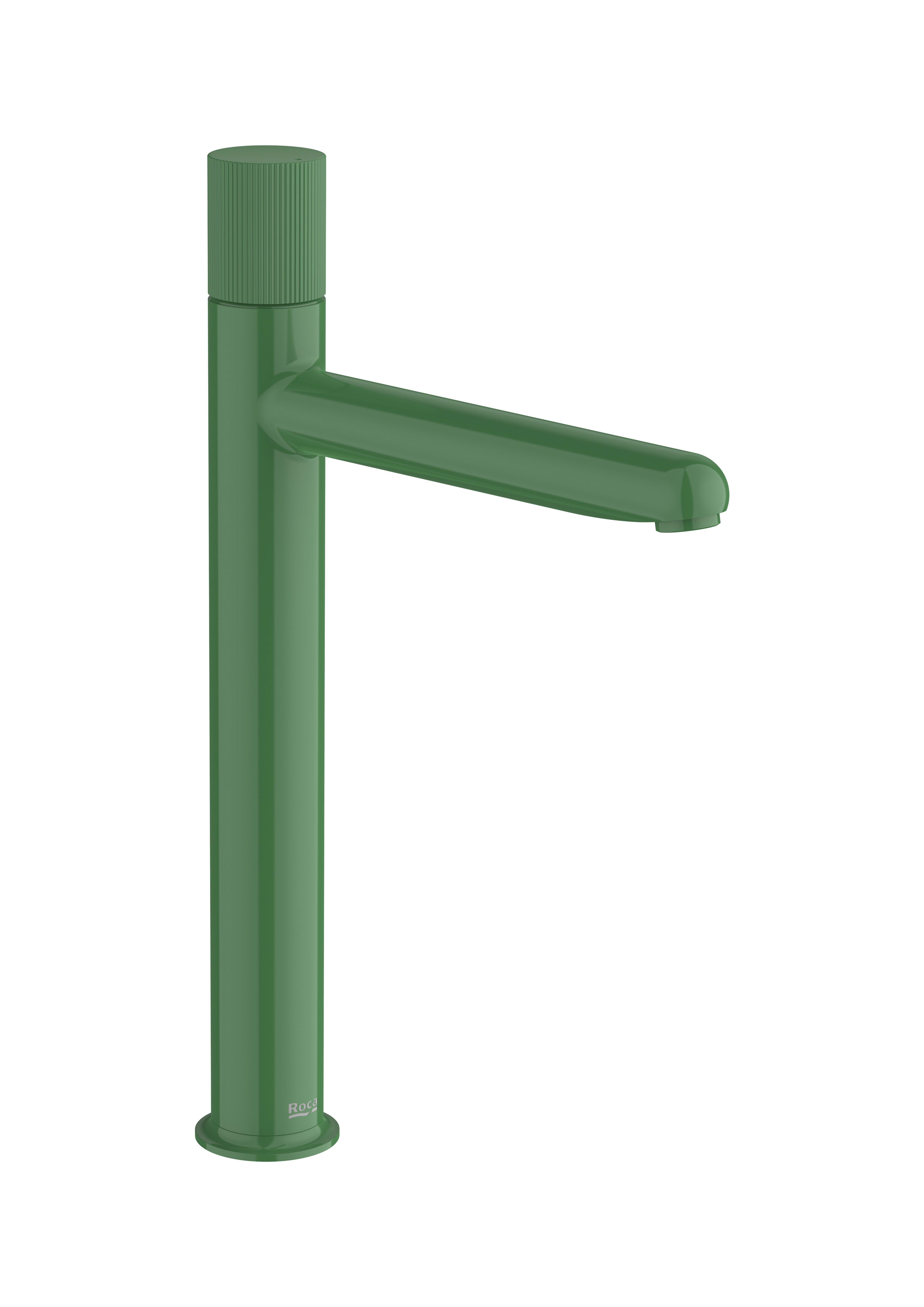 Basin mixer smooth body with Stripe handle. XL-SIZE - Mint Green