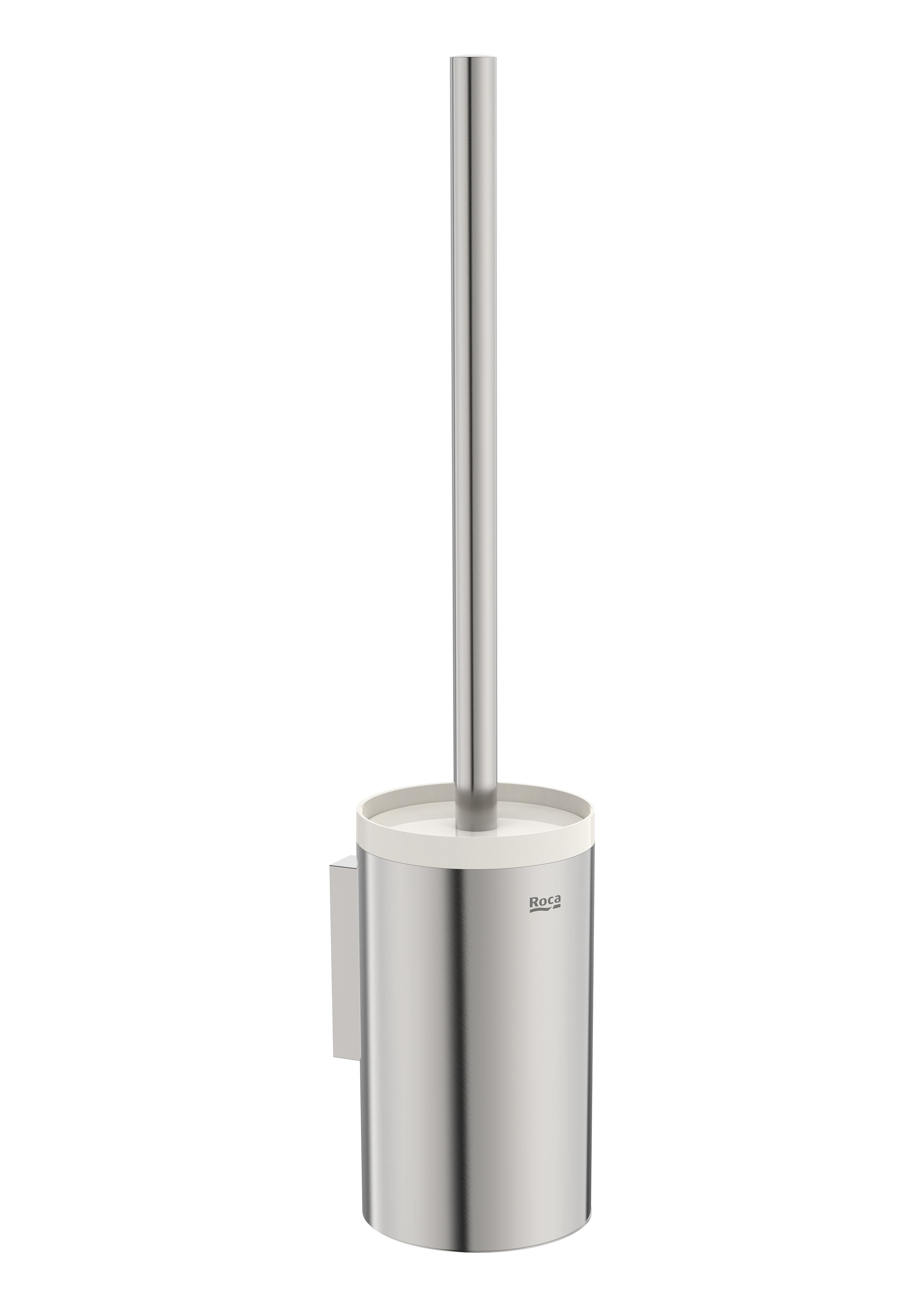 Wall-mounted Toilet Brush Holder - Stainless Steel Finish