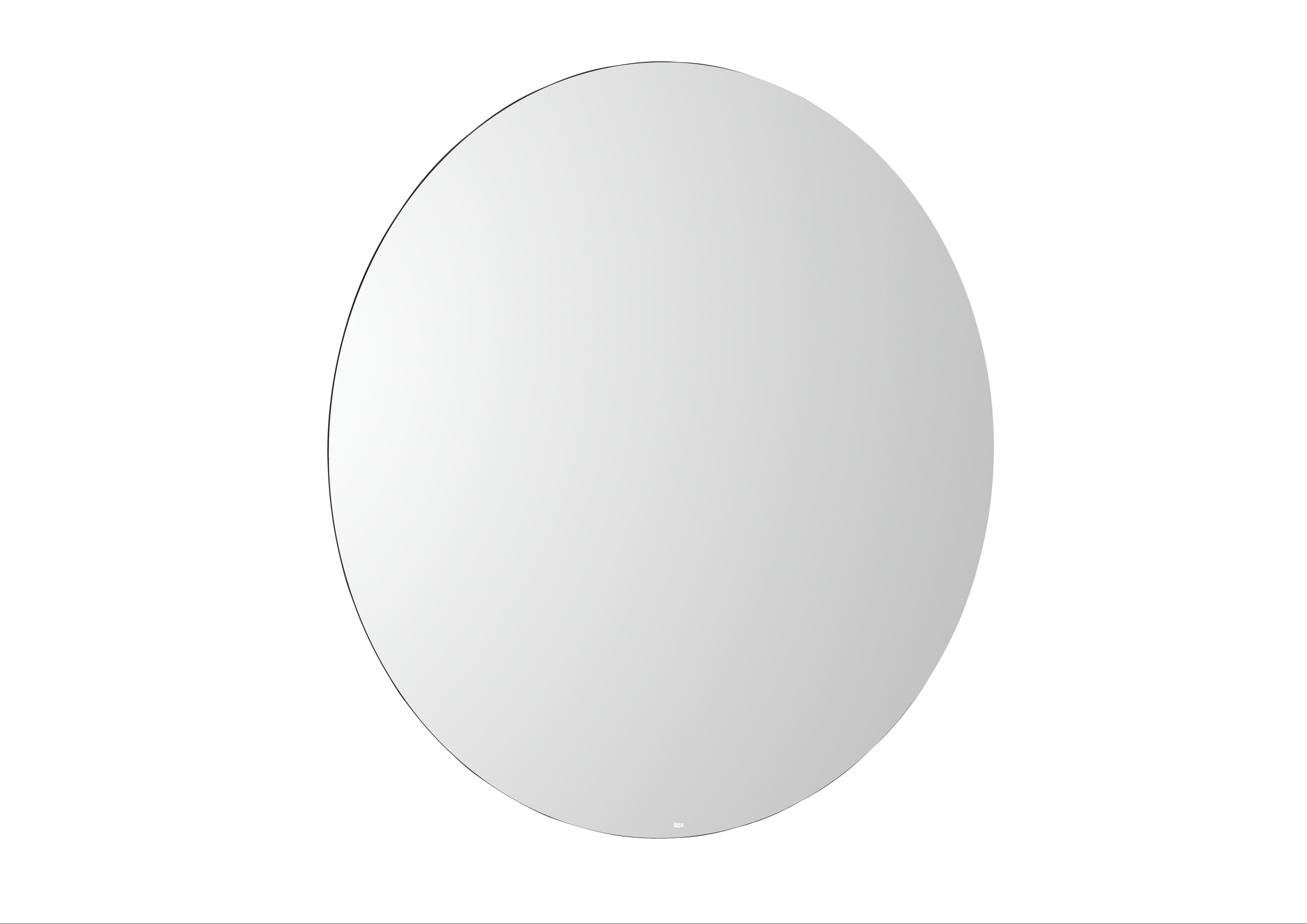 Round mirror with perimeter lighting. Colour temperature: 3000K
