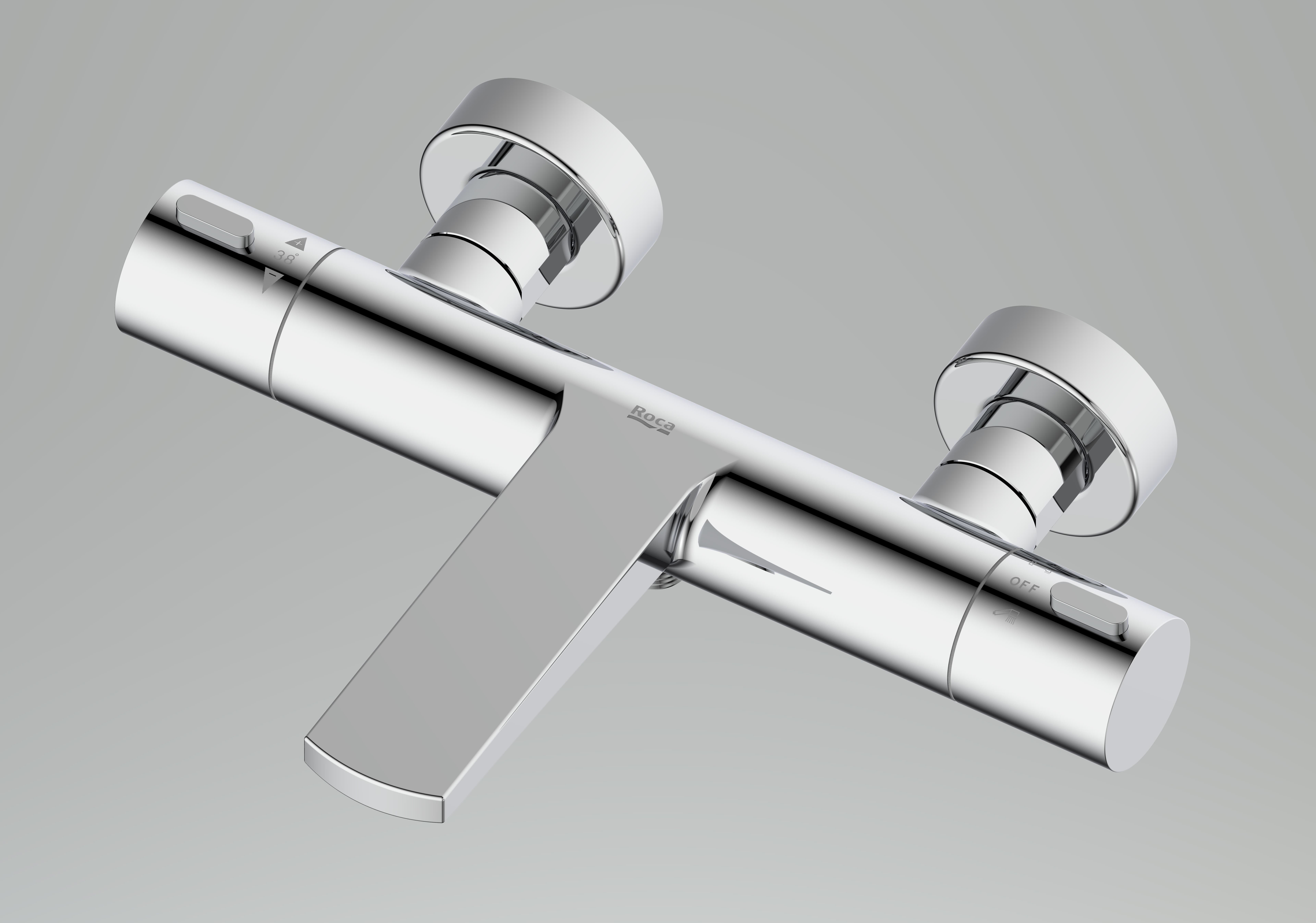 Thermostatic Bath Shower Mixer - Chrome