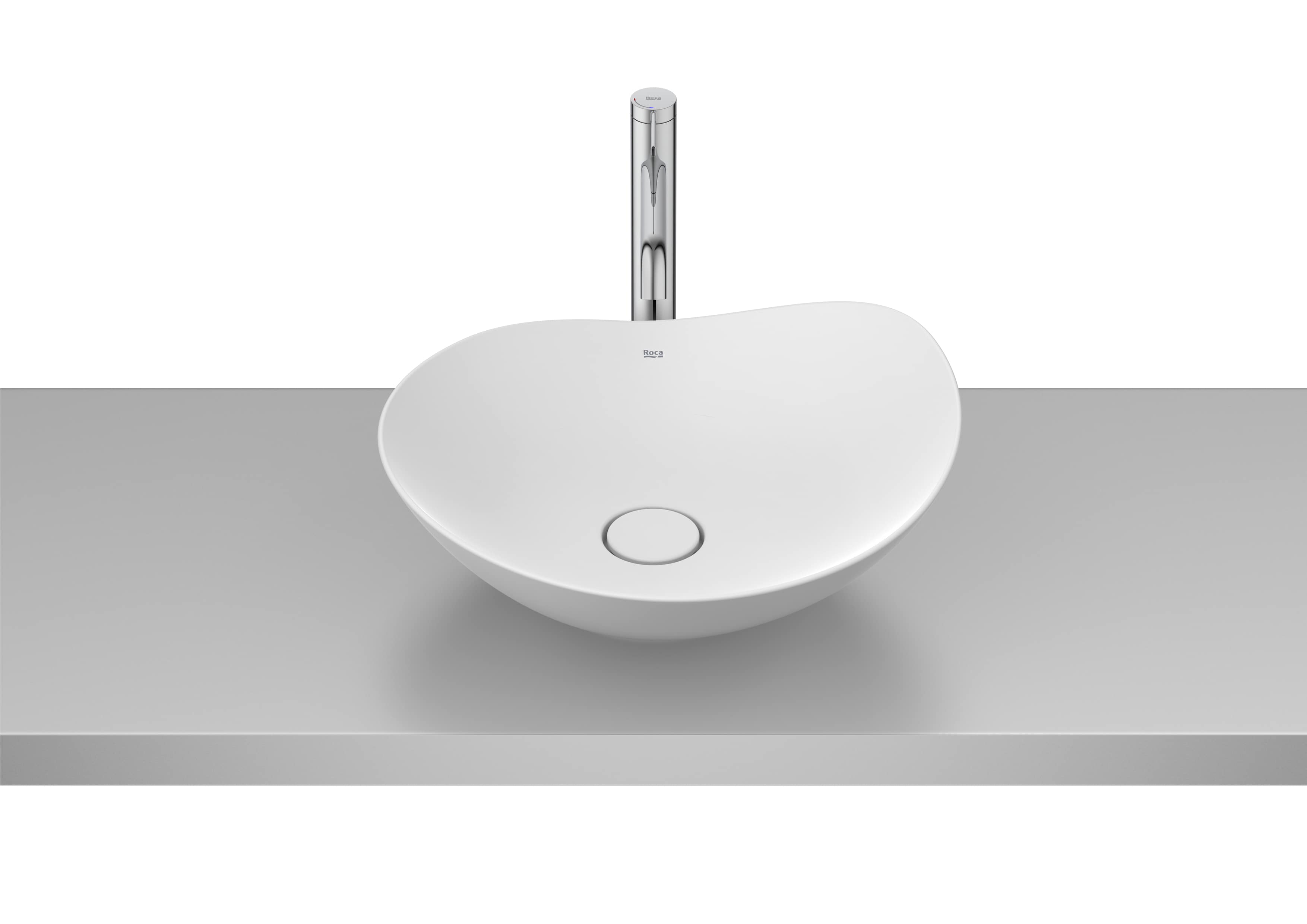 Over countertop Fineceramic® basin - Matt White