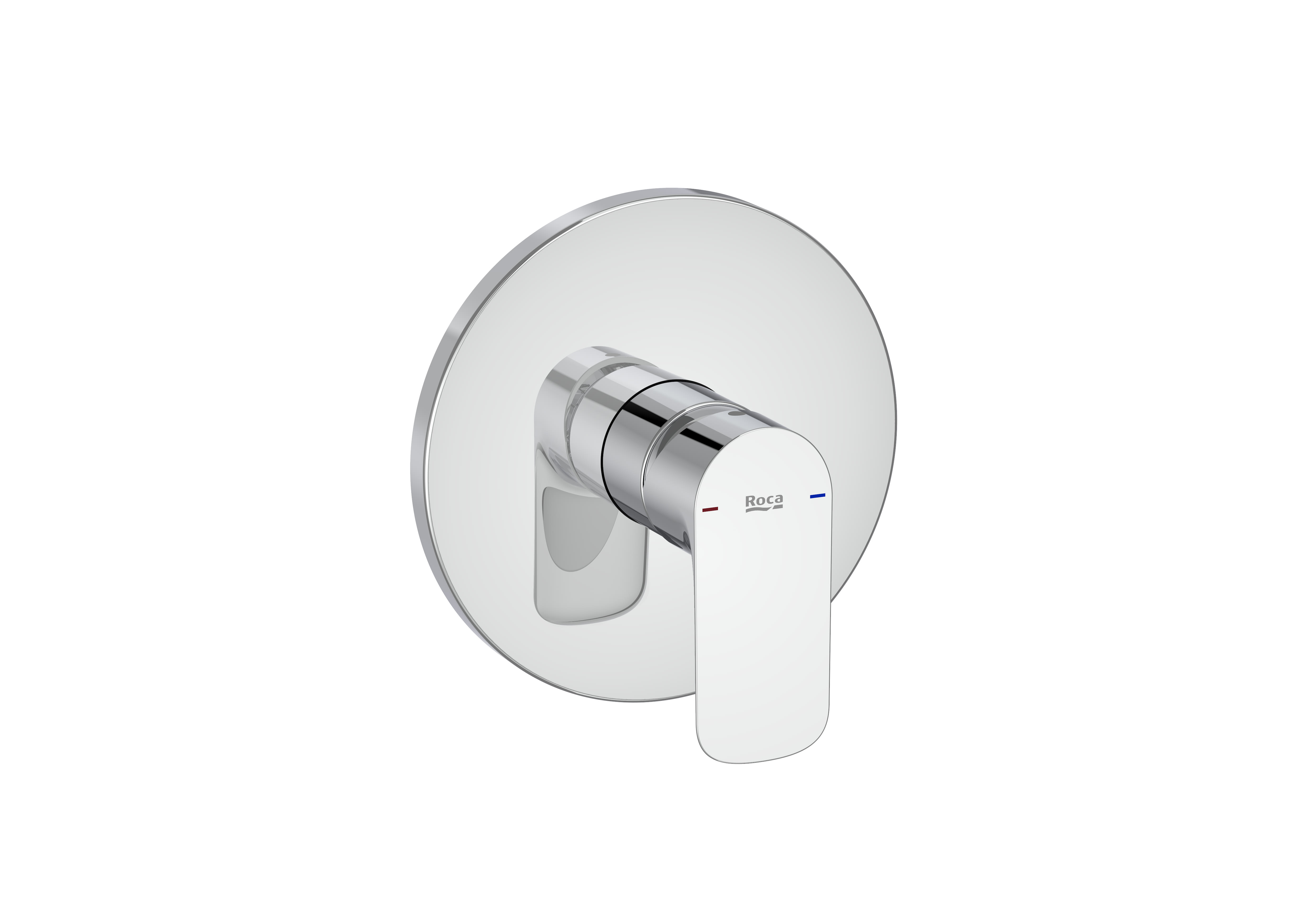 Built-in bath or shower mixer with 1 outlet - Chrome