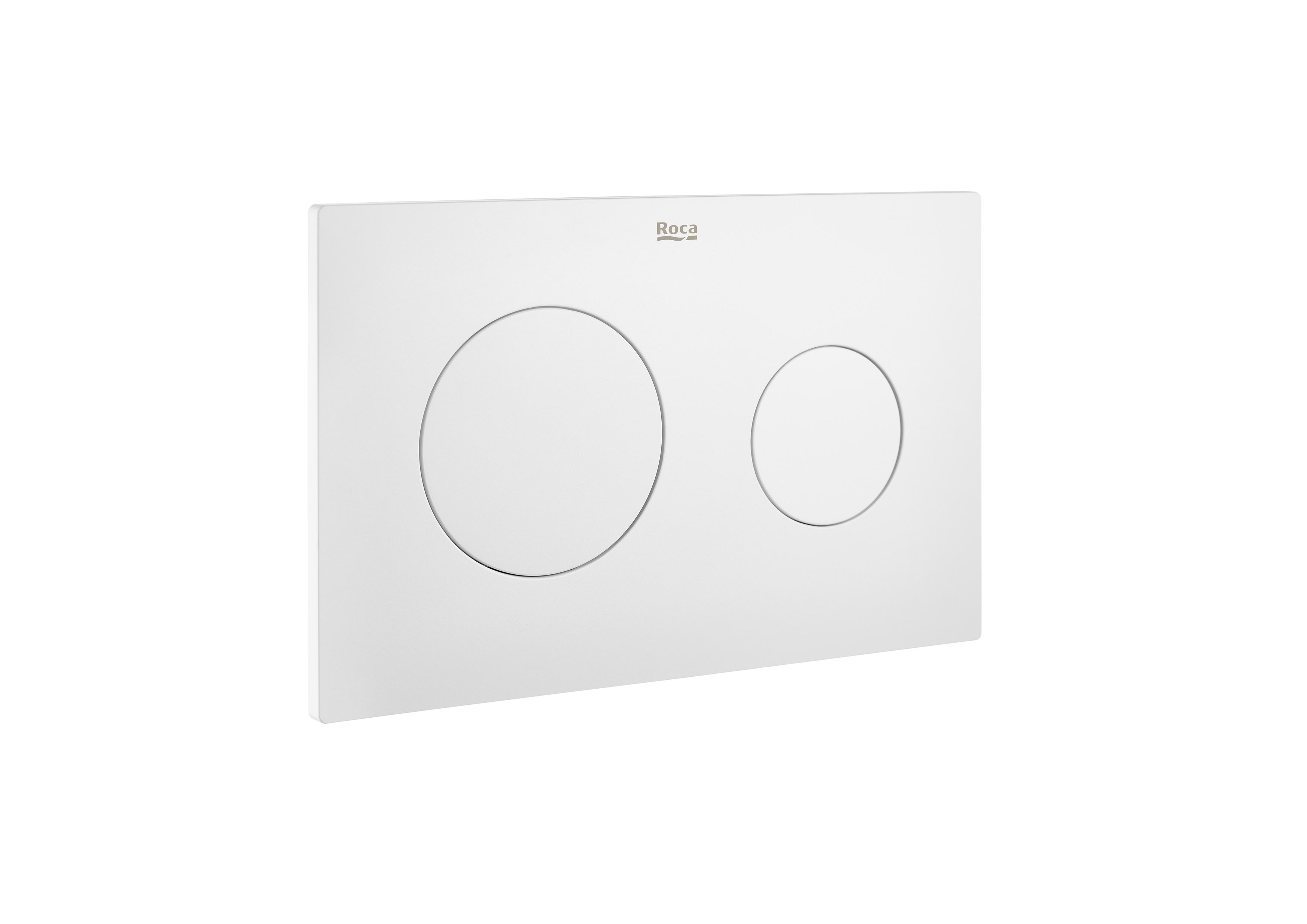 PL10 (DUPLO ONE) - Dual flush operating plate for concealed cistern (Matt finish) - Matt White