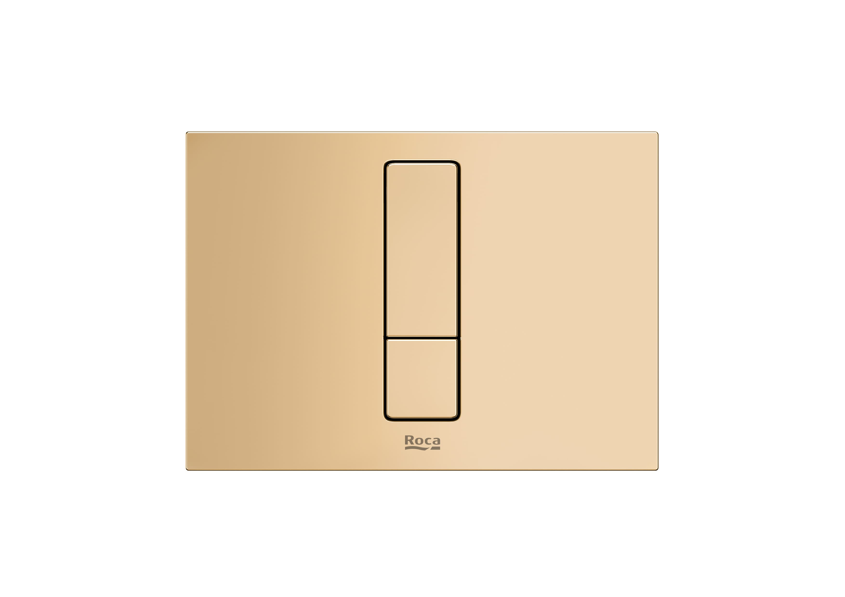 PS4 (DUPLO S) - Dual flush operating plate for concealed cistern. Cable technology. No tools required for installation. - Rose Gold