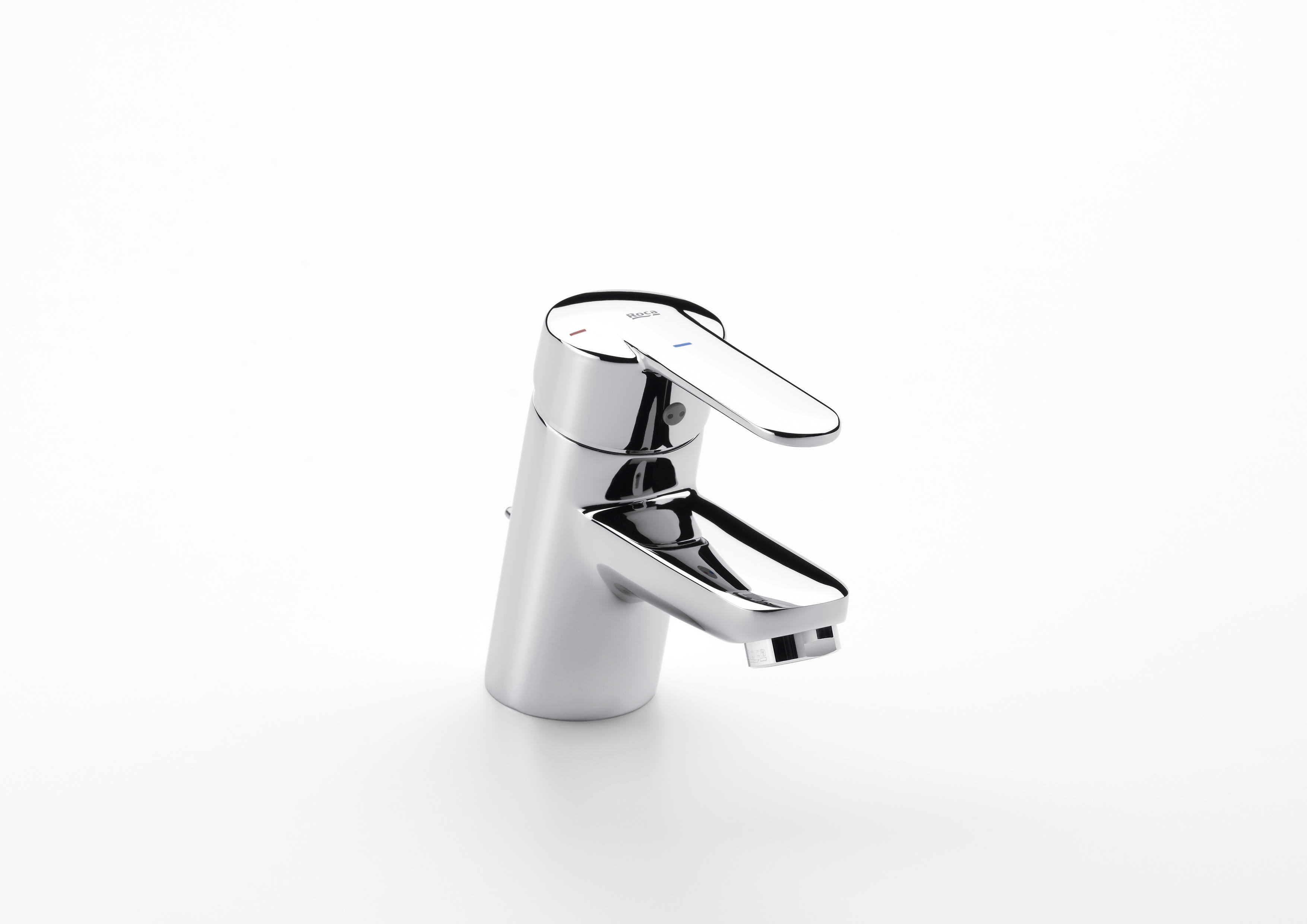 Smooth body basin mixer