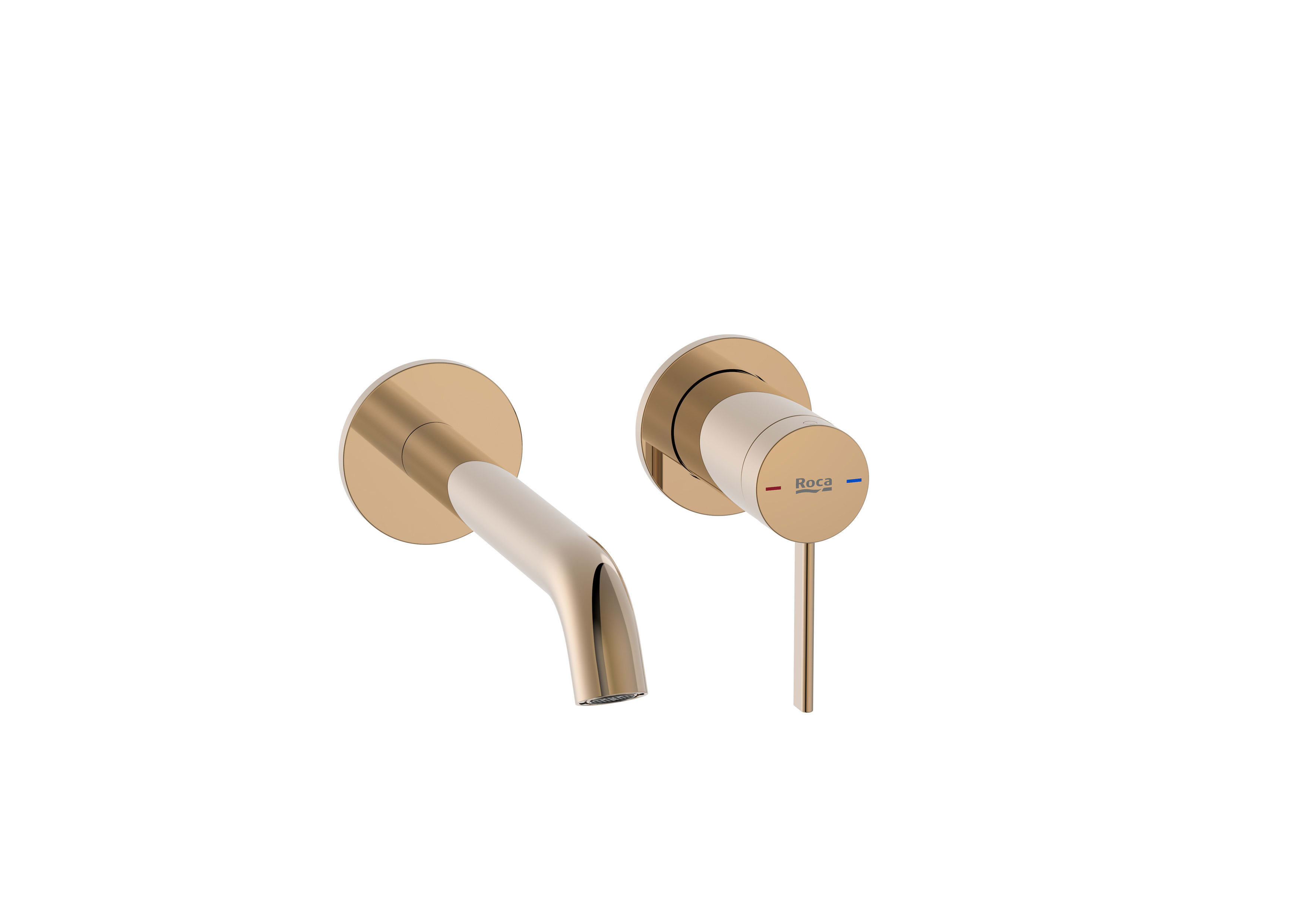 Built-in basin mixer. To be completed with built-in body A5E3501..0 - Rose gold