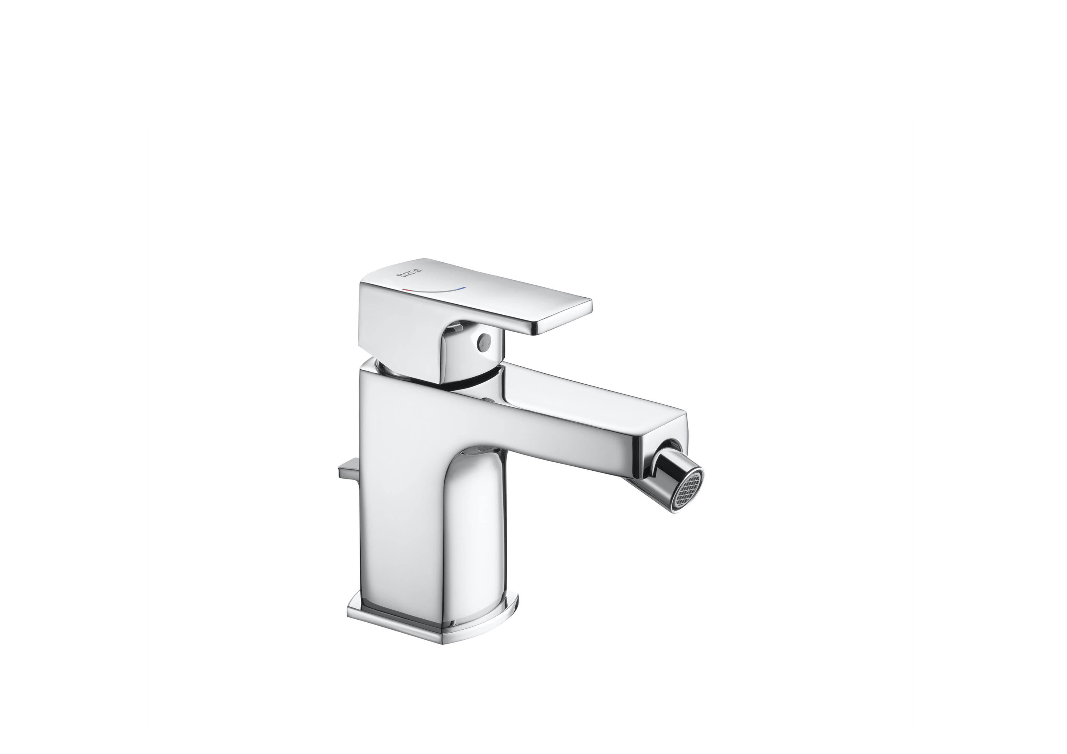 Bidet mixer with pop-up waste, Cold Start