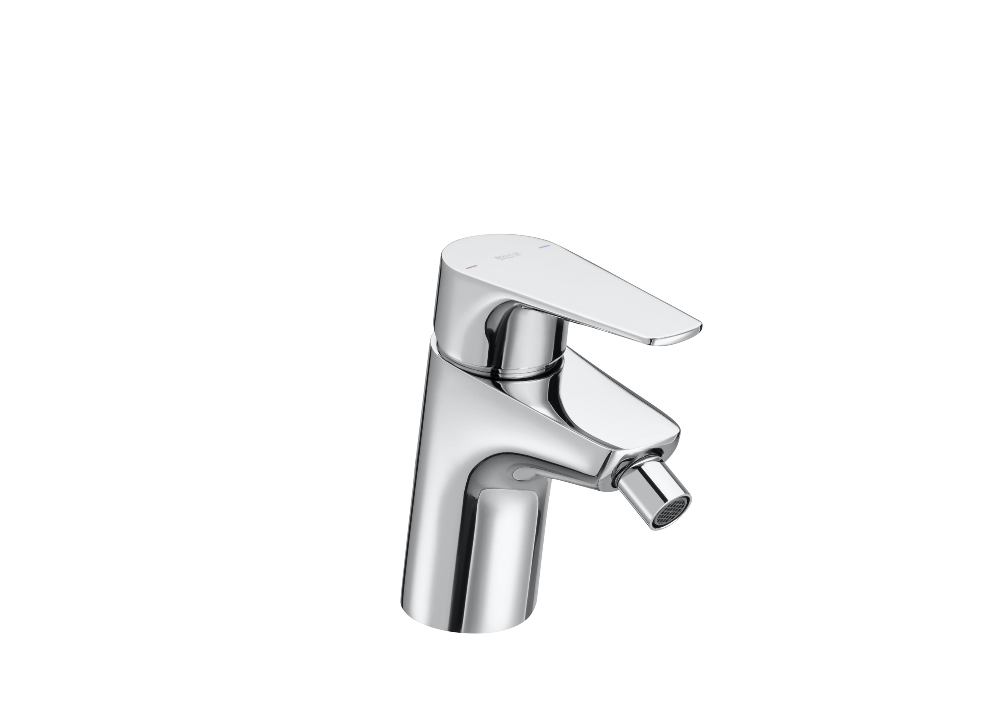 Bidet mixer with retractable chain