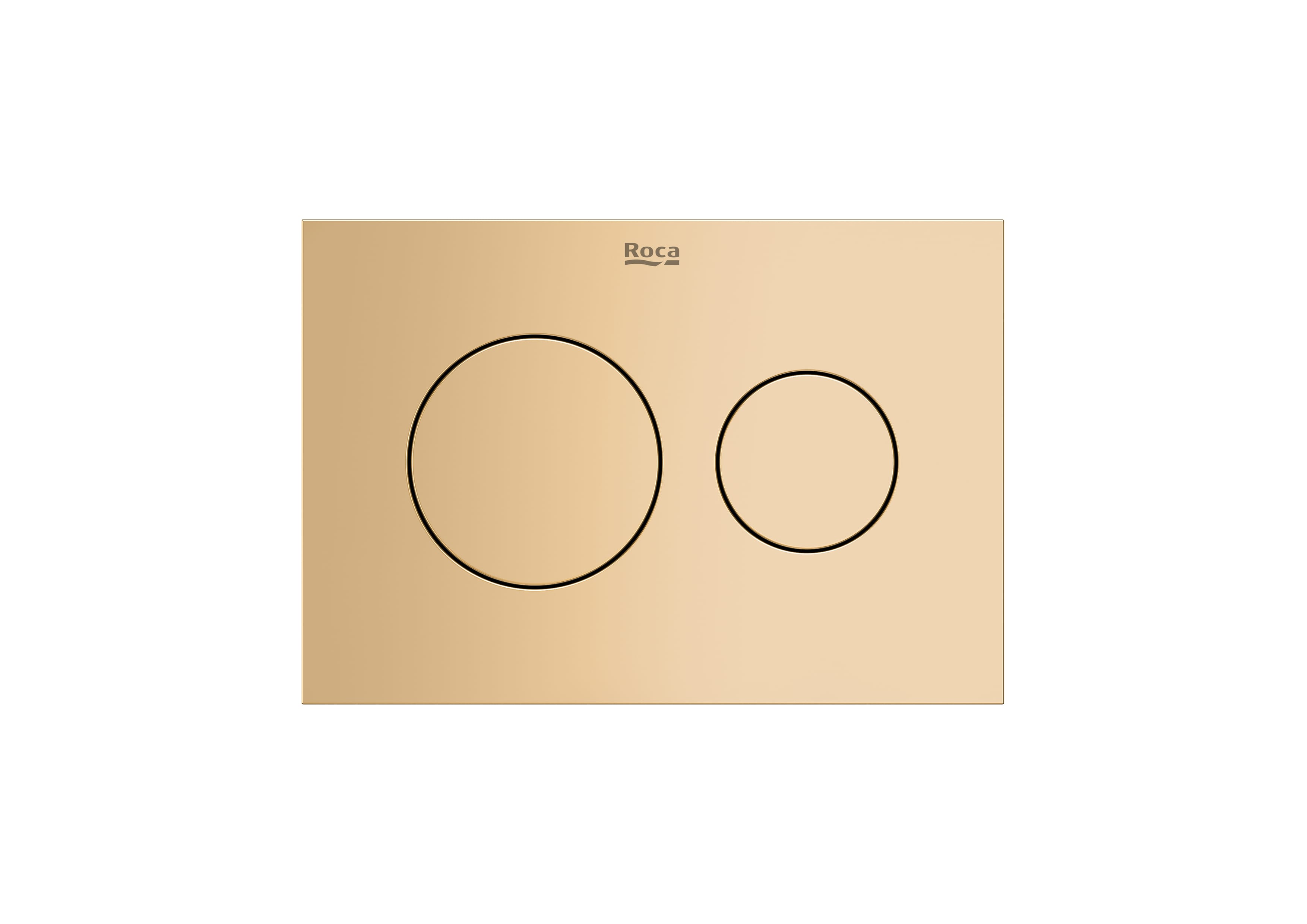PS3 (DUPLO S) - Dual flush operating plate for concealed cistern. Cable technology. No tools required for installation. - Rose Gold