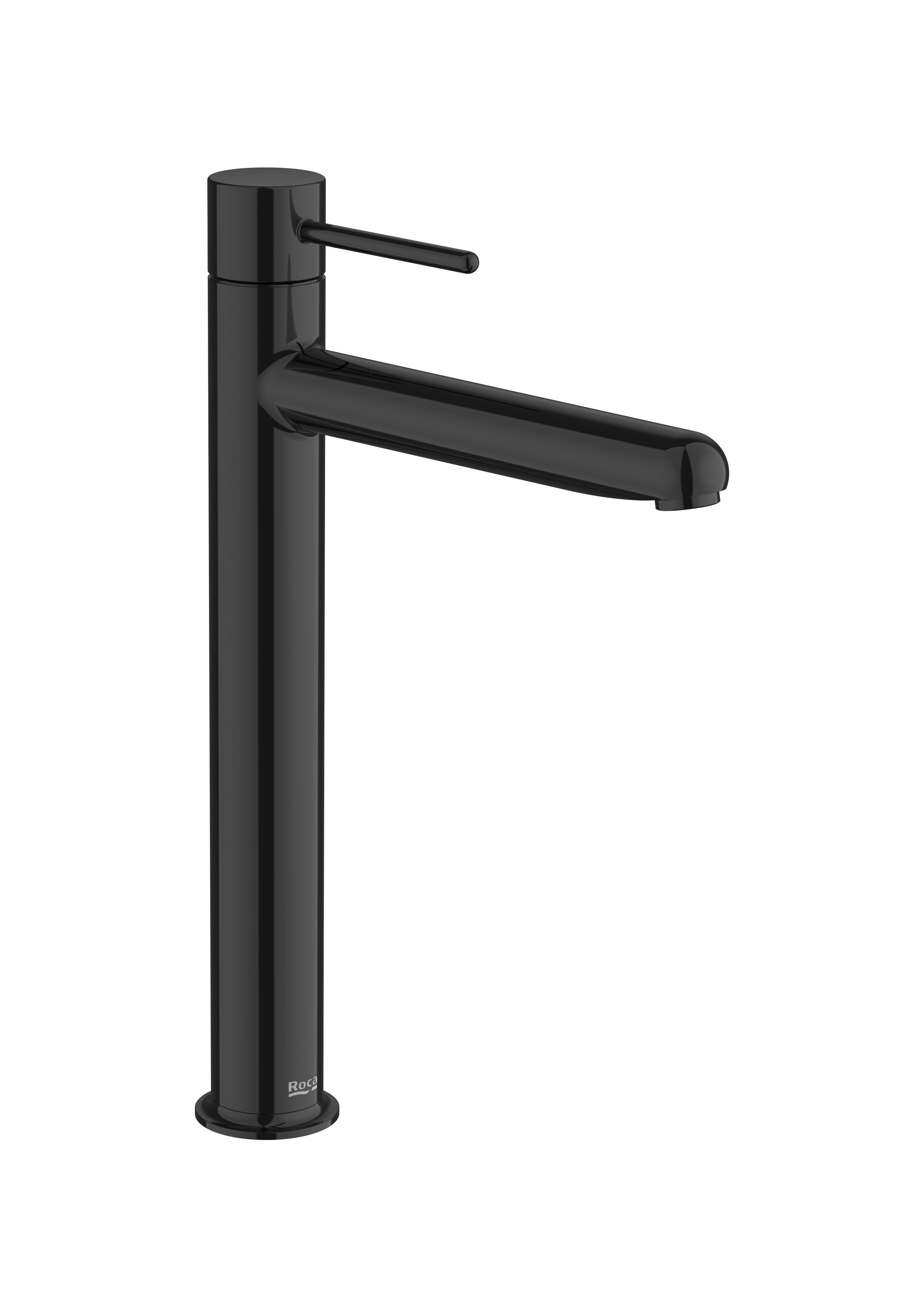Basin mixer smooth body with Pin handle. XL-SIZE - Titanium black