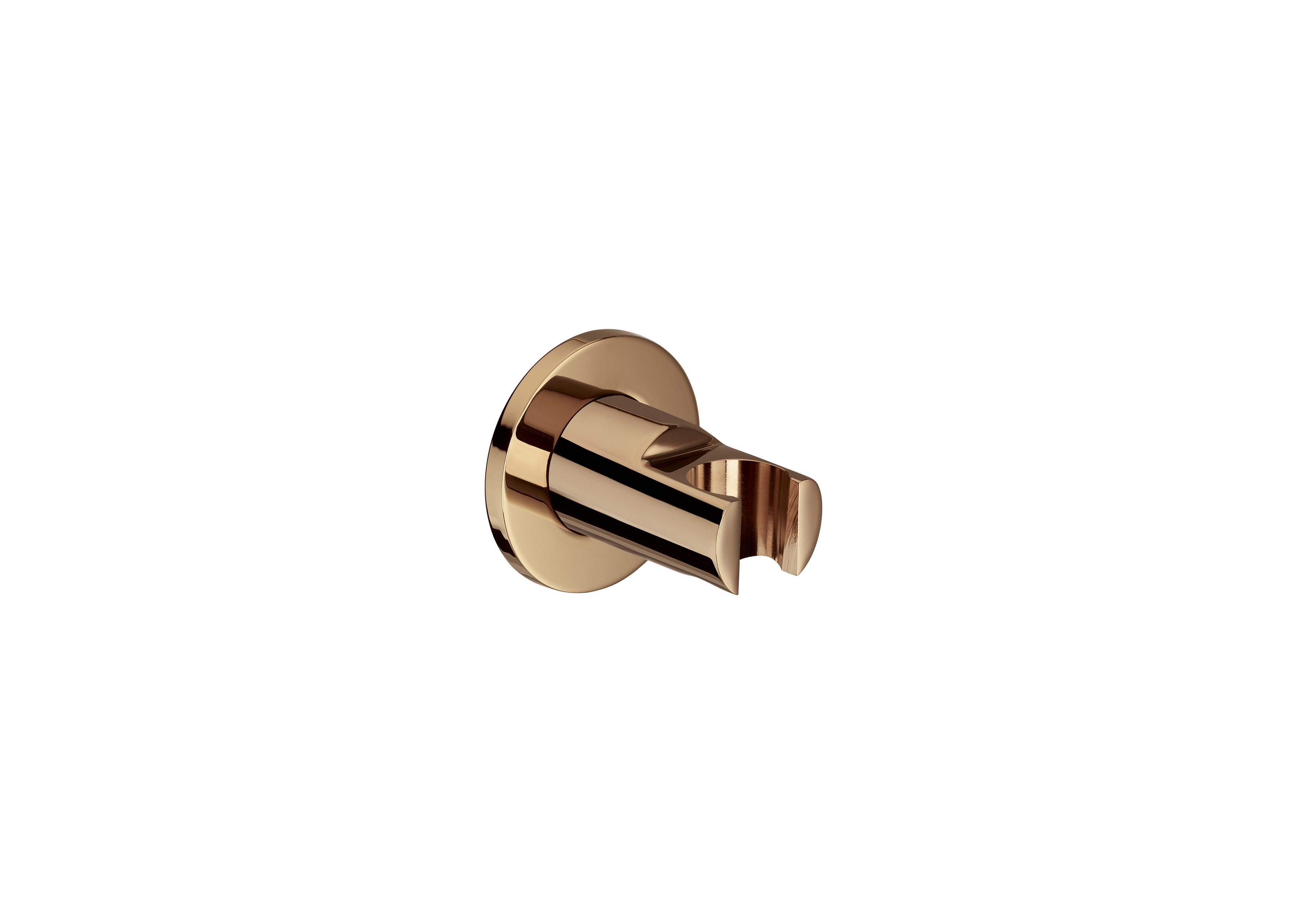 ROUND - Fixed bracket for hand shower - Rose gold