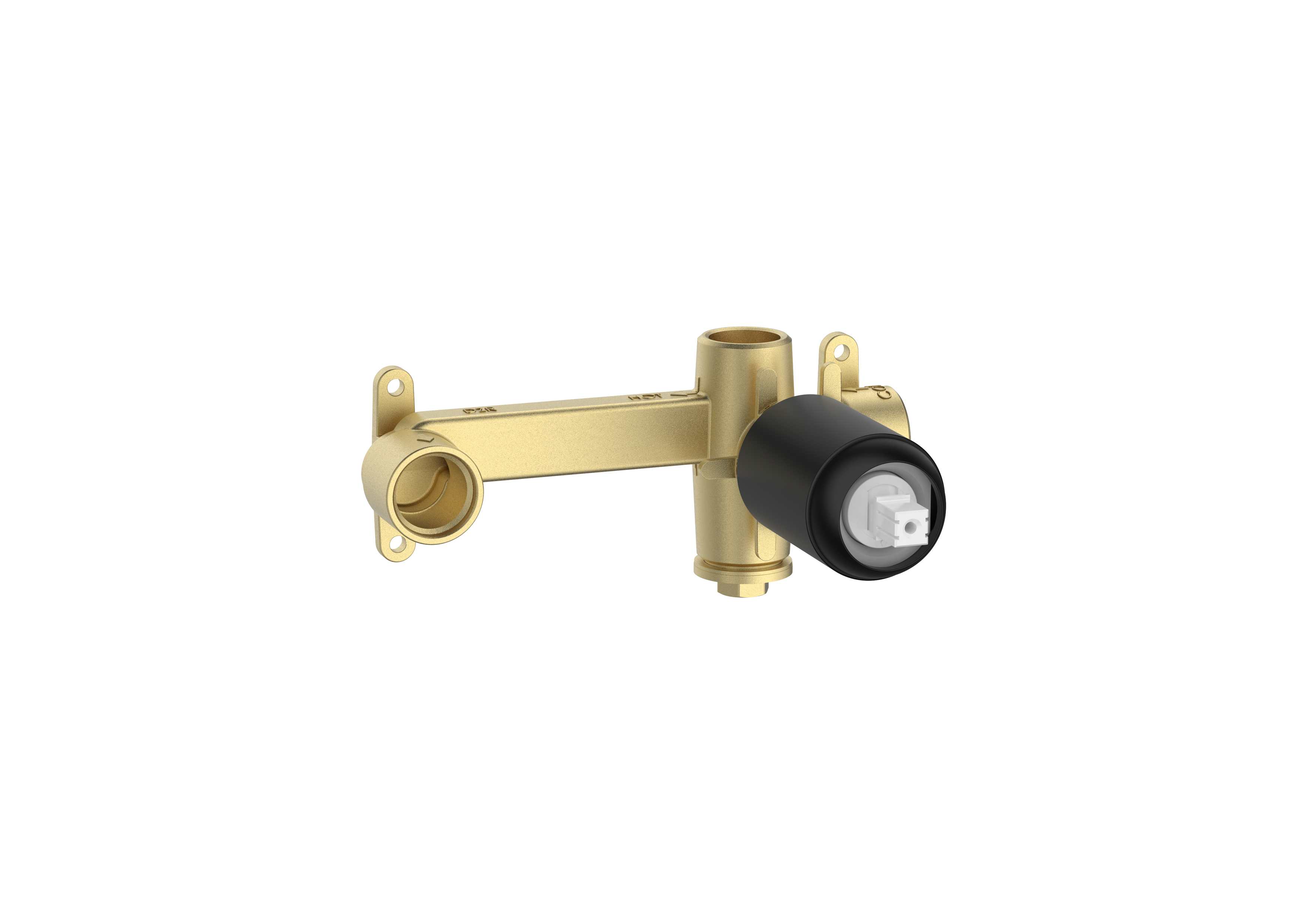 Built-in body for the installation of Targa built-in basin mixer - Matt Black