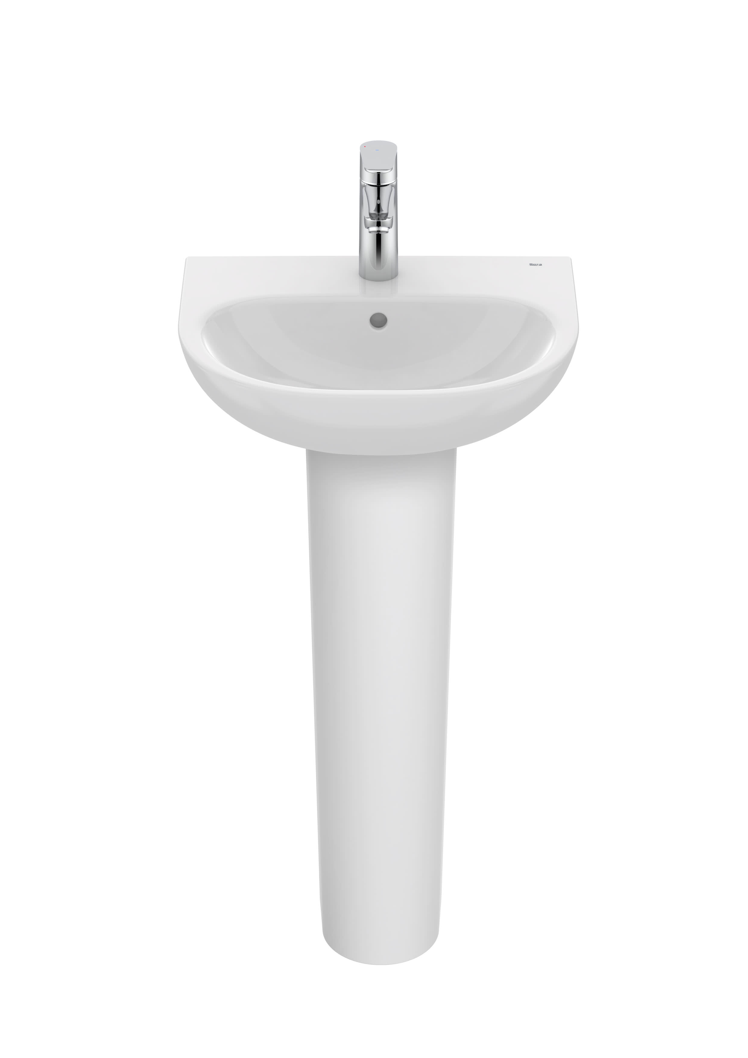 Compact wall-hung basin