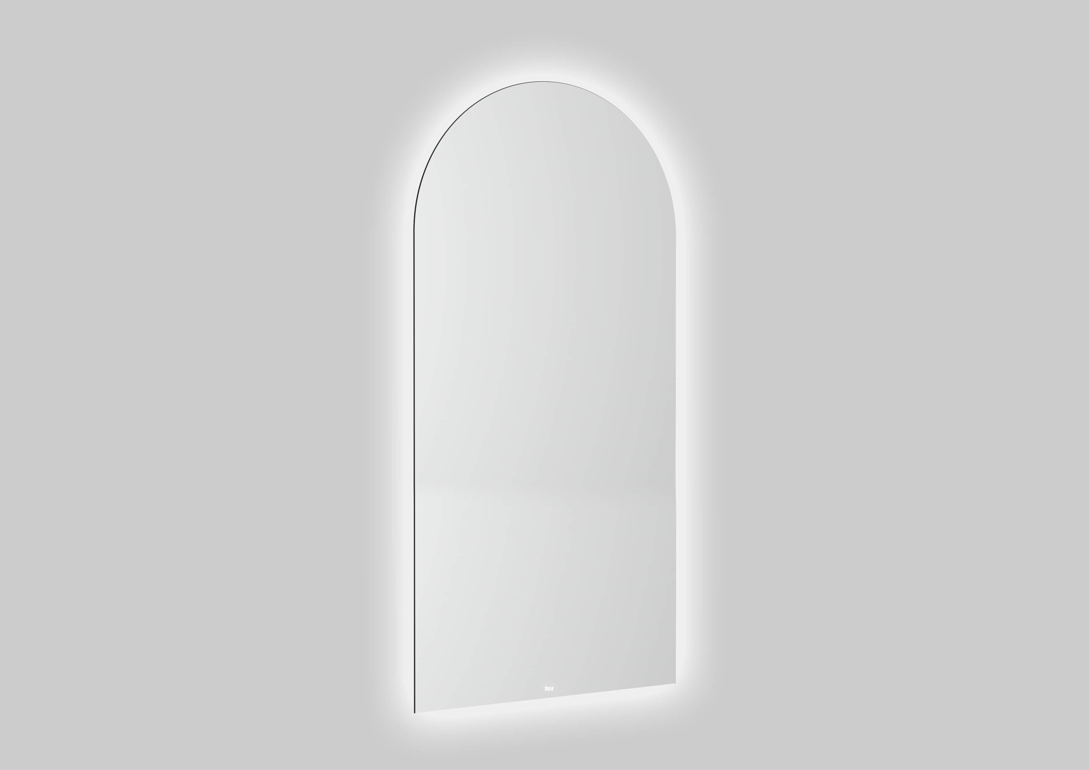 Dome mirror with perimeter light. Colour temperature: 3000K