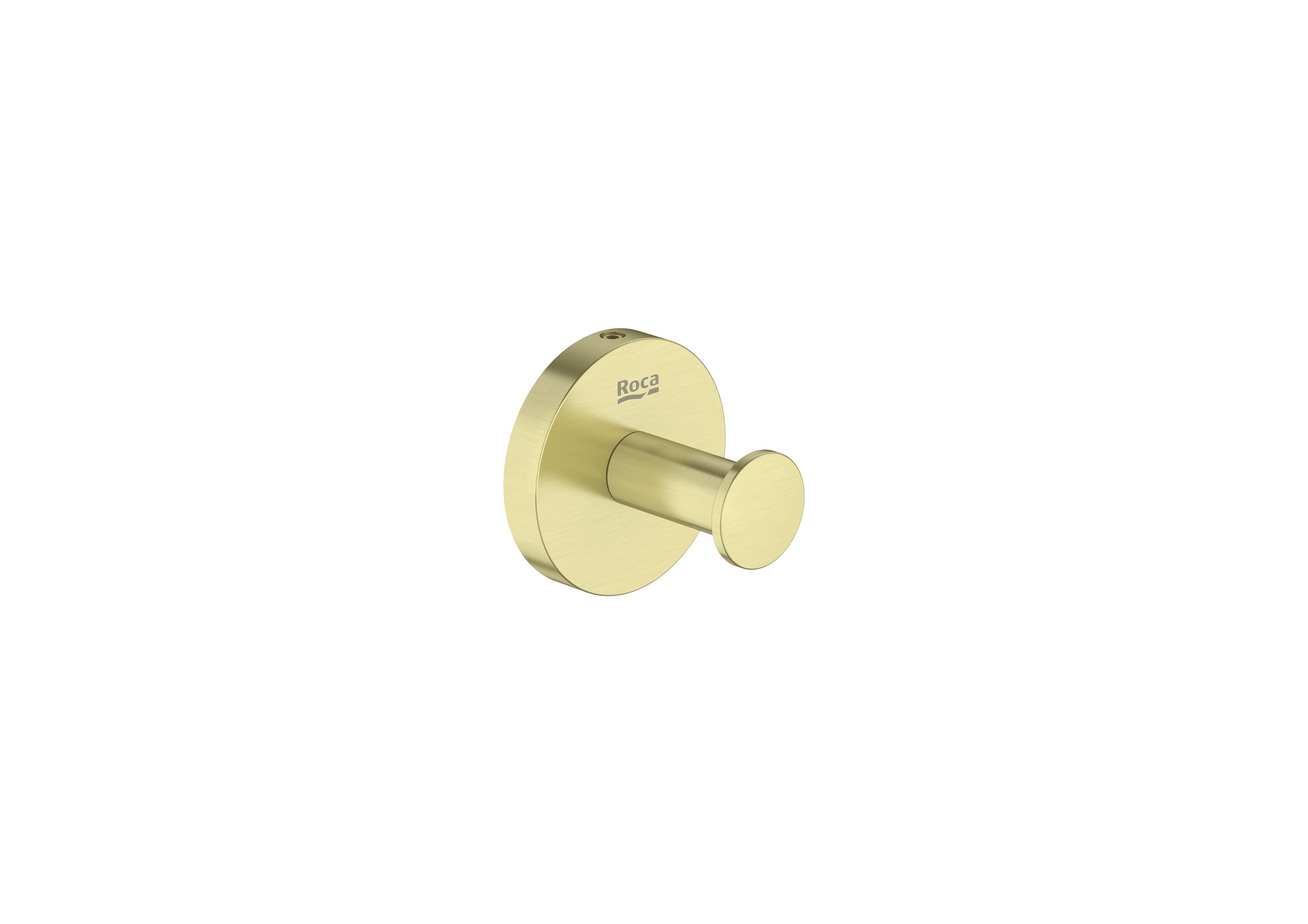 Single Robe Hook - Brushed Brass