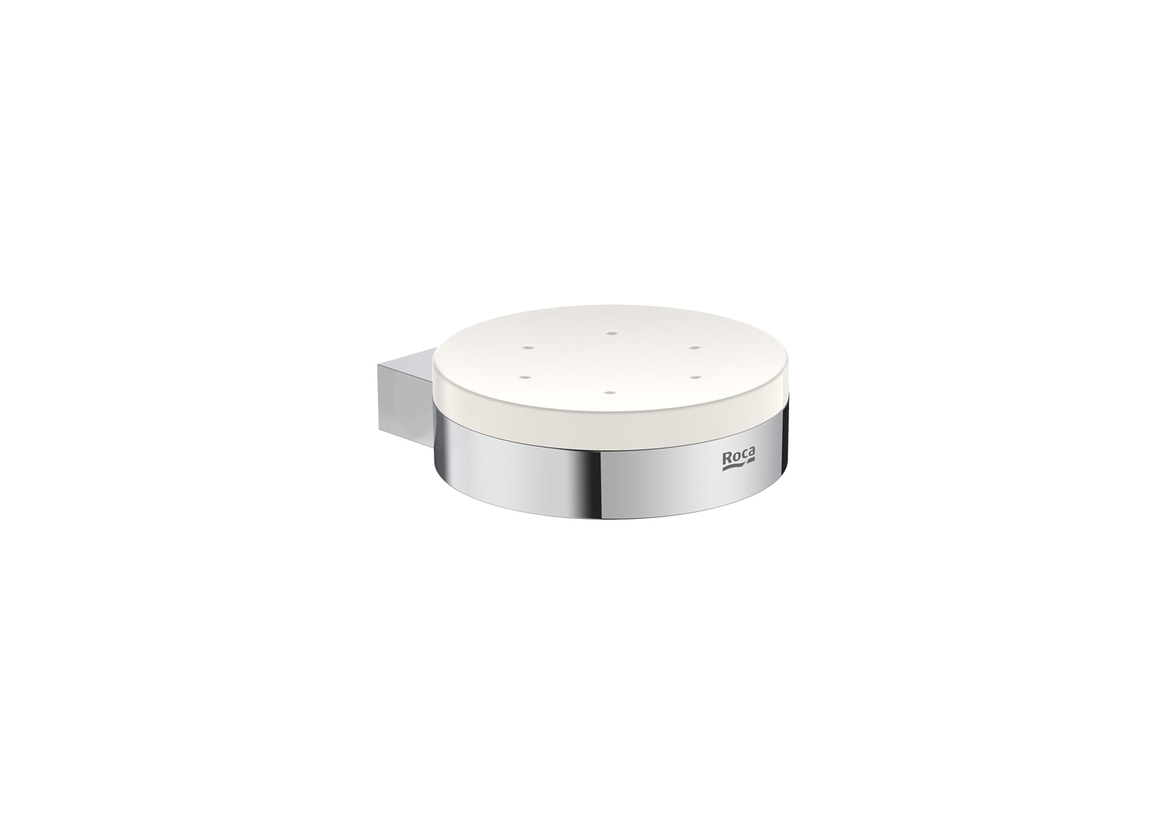 Wall-mounted soap dish