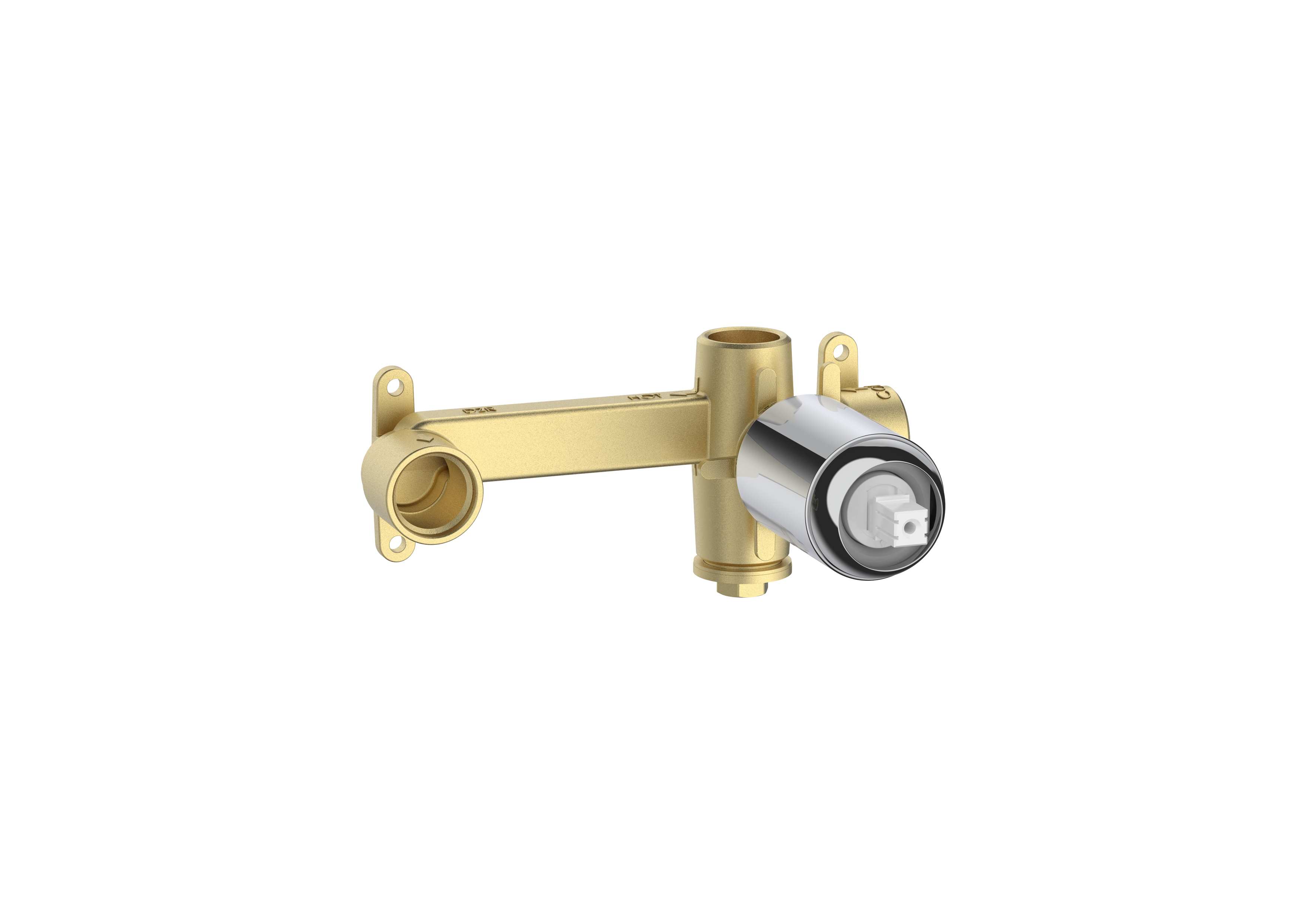 Built-in body for the installation of Targa built-in basin mixer - Chrome