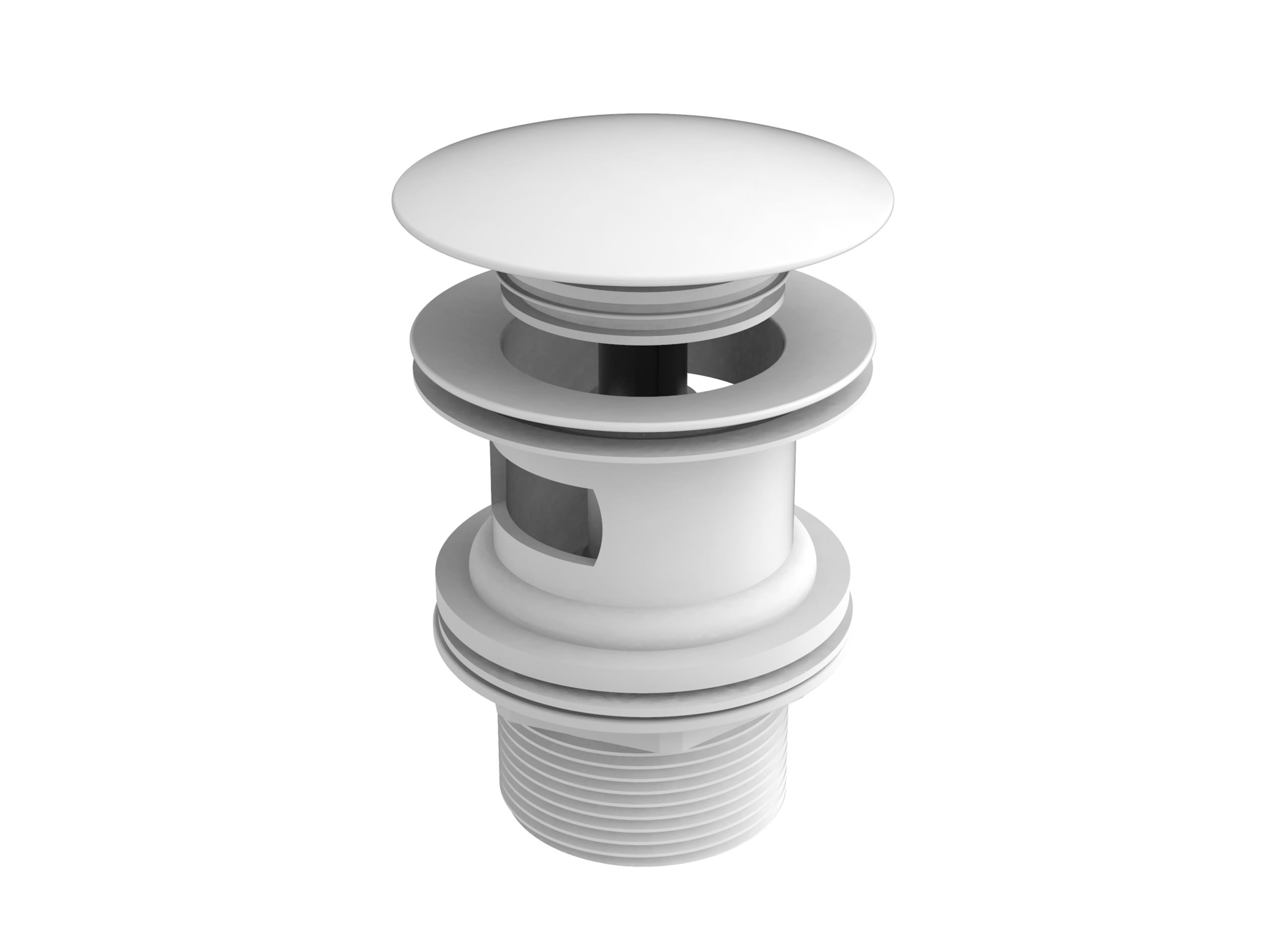 Click-clack universal waste. Vitreous plug Ø 65 - White