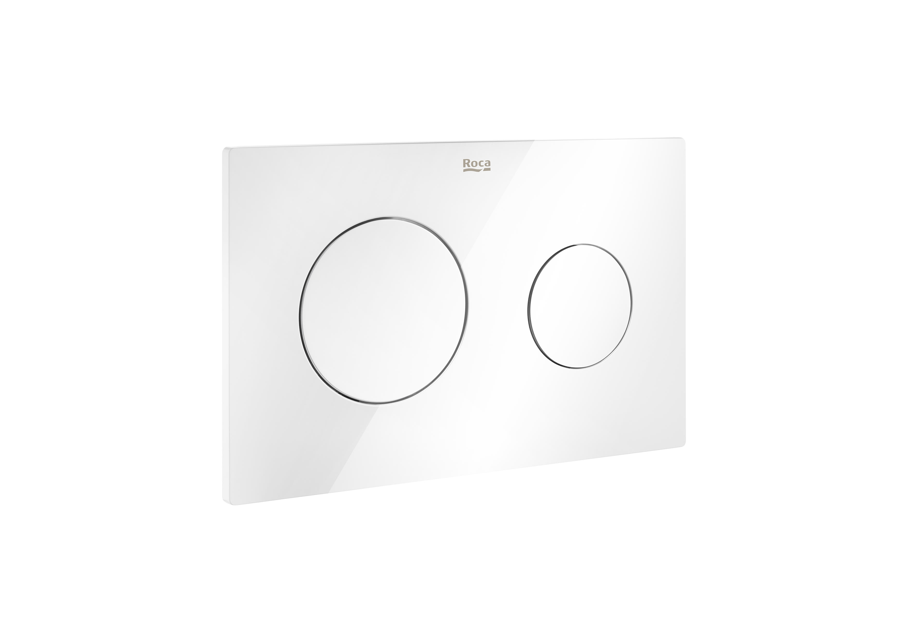 PL10 (DUPLO ONE) - Dual flush operating plate for concealed cistern - White