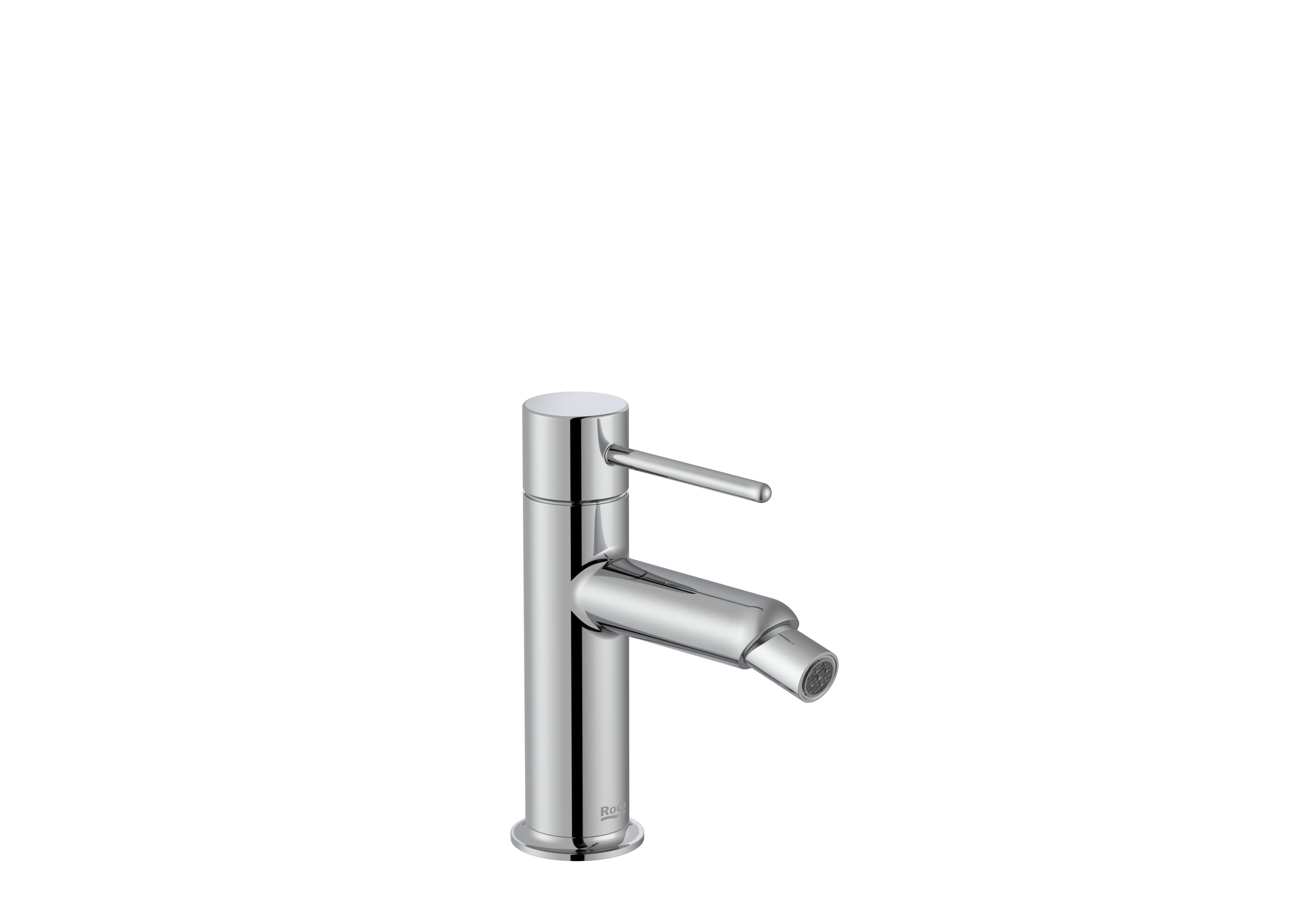 Bidet mixer smooth body with Pin handle - Chrome