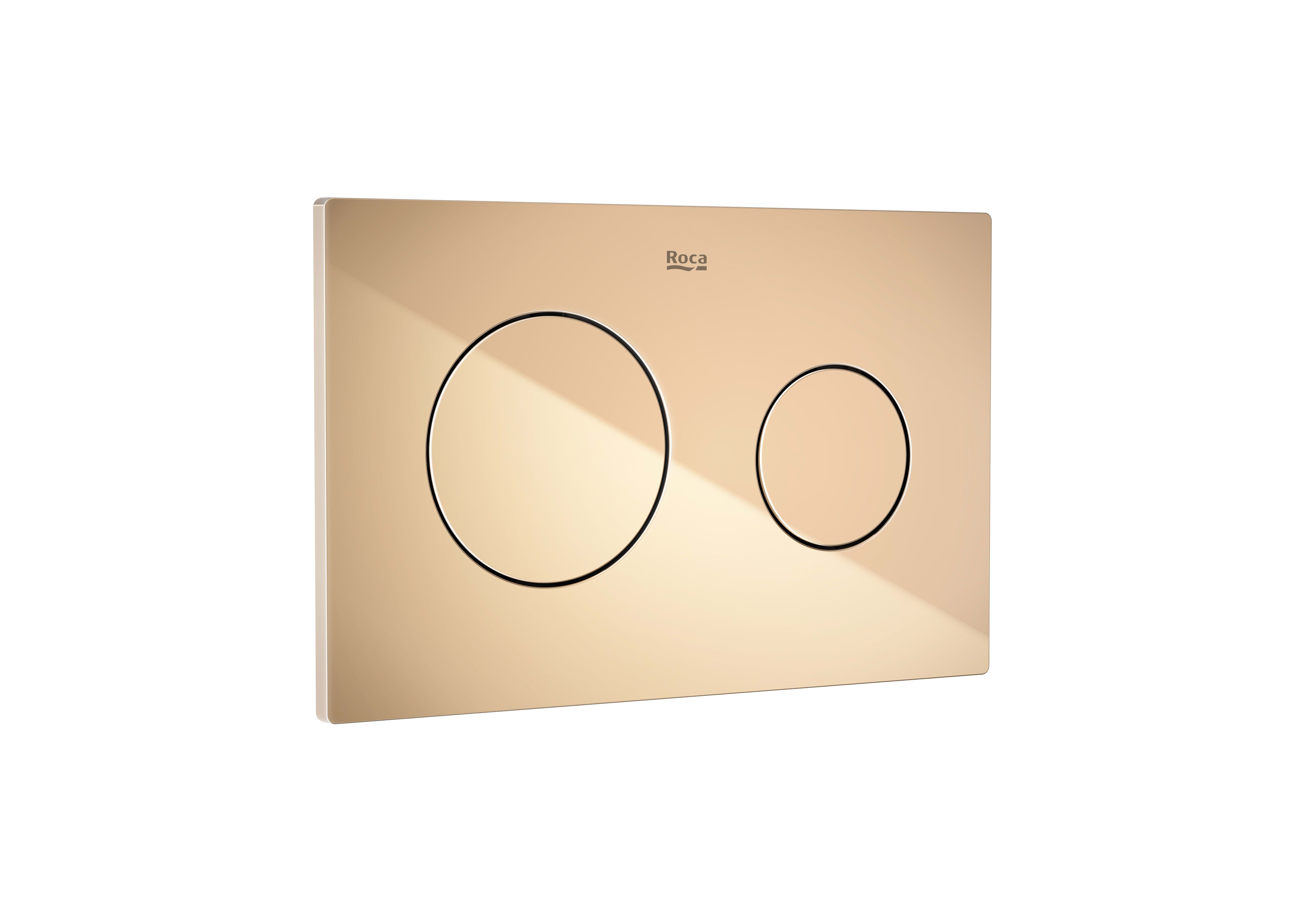 PL10 (DUPLO ONE) - Dual flush operating plate for concealed cistern - Rose Gold