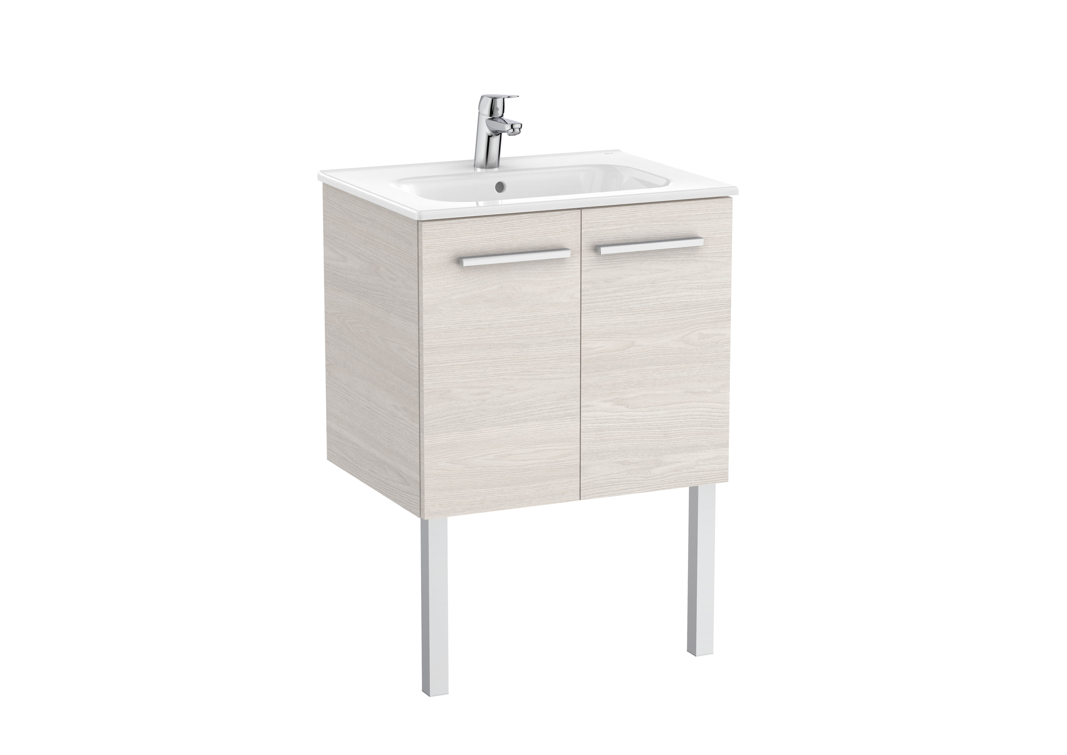 Vanity Unit with 2 doors and basin - Nordic Ash