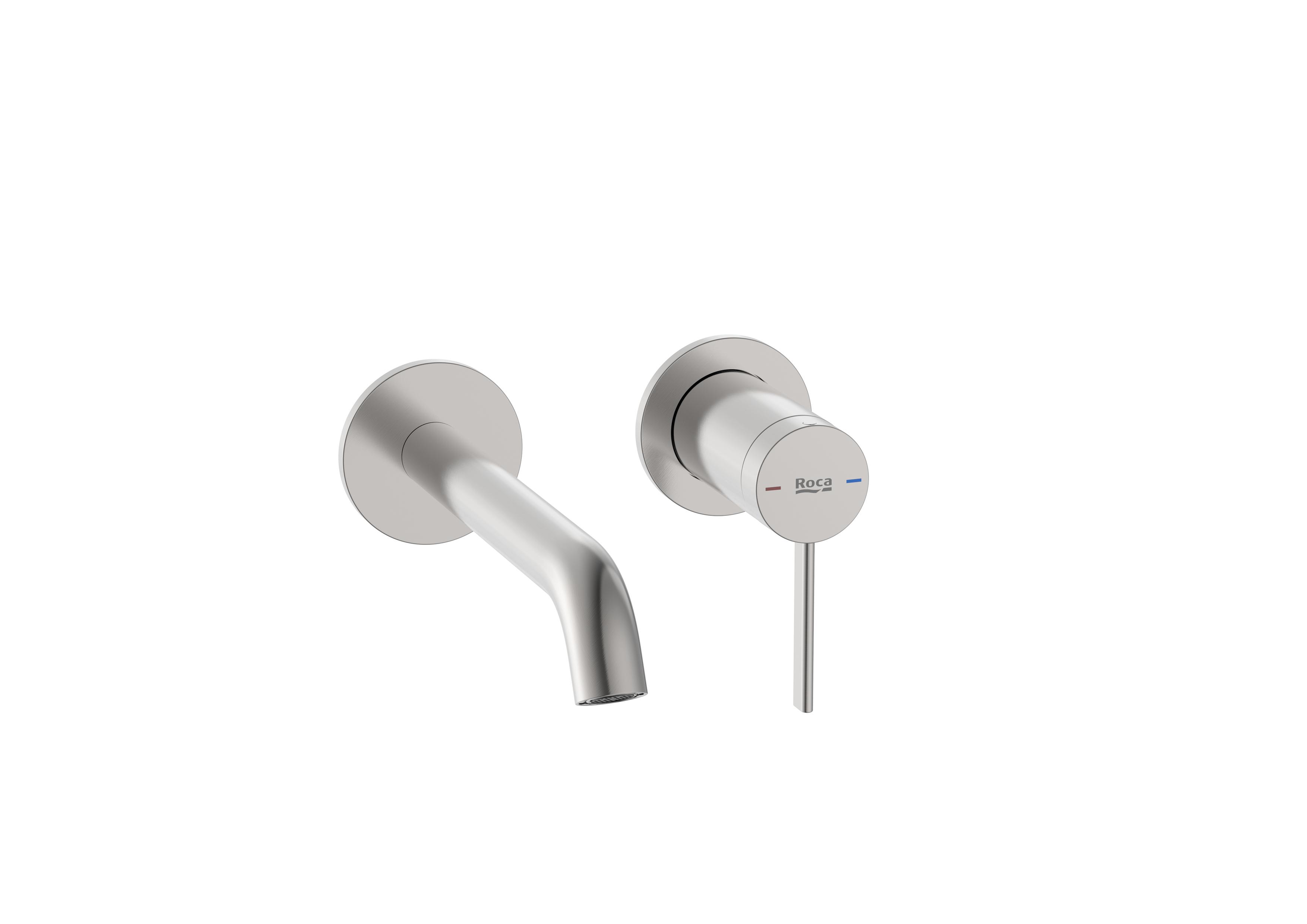 Built-in basin mixer. To be completed with built-in body A5E3501..0 - Stainless Steel Finish