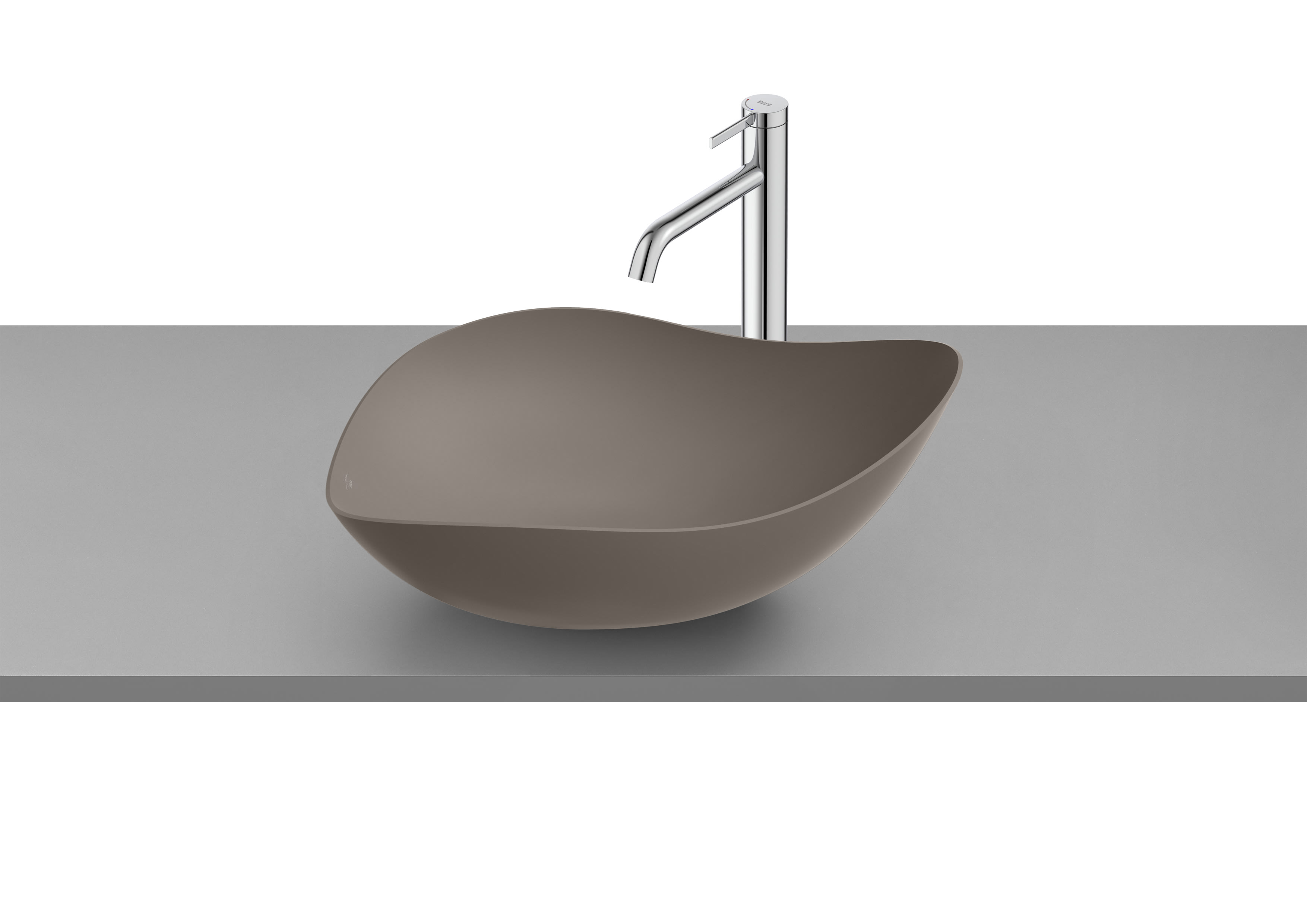 FINECERAMIC® over countertop basin - Coffee