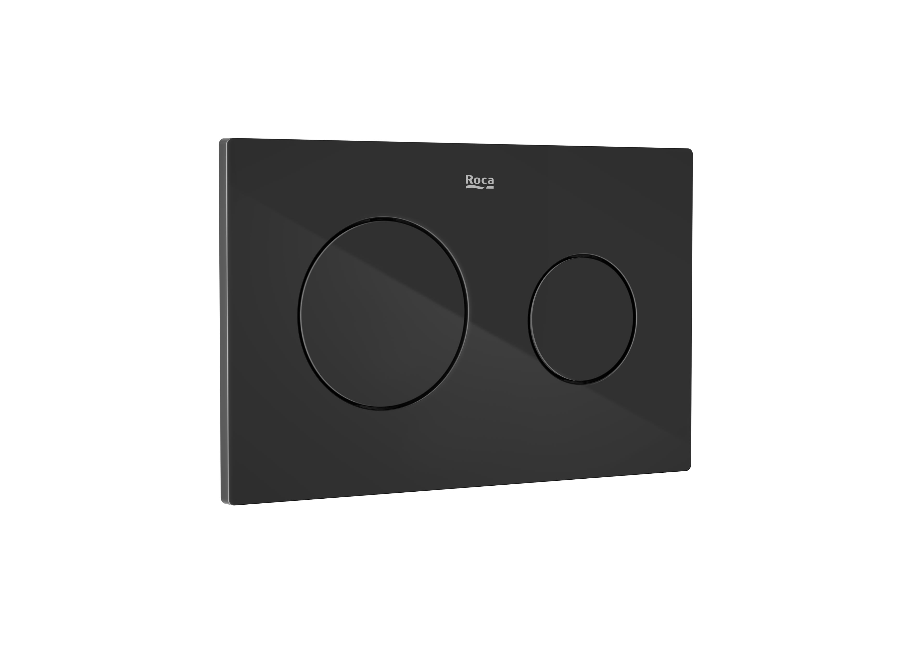 PL10 (DUPLO ONE) - Dual flush operating plate for concealed cistern - Titanium Black